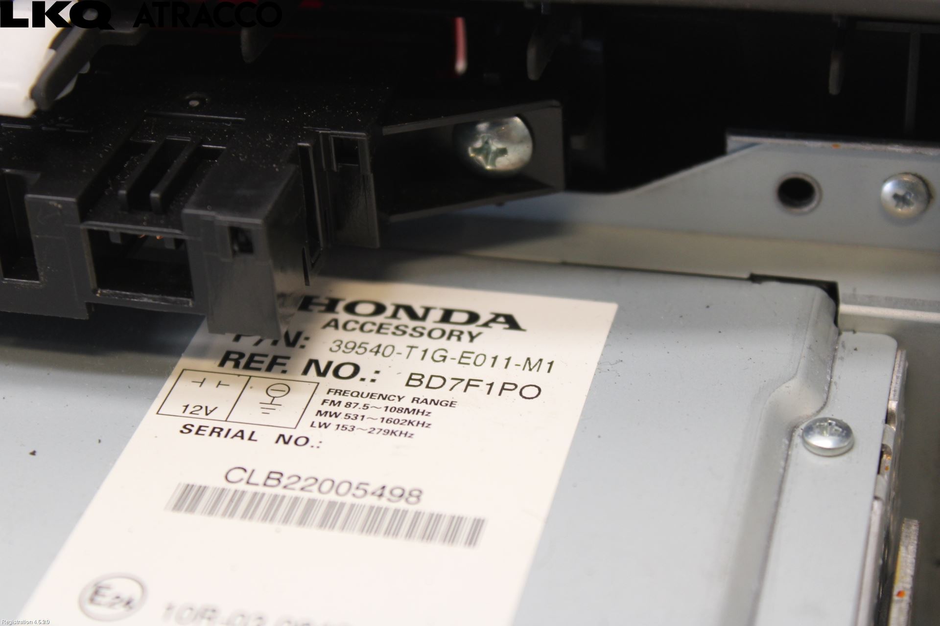 Honda CR-V 13-18 Stereo Radio Med Cd