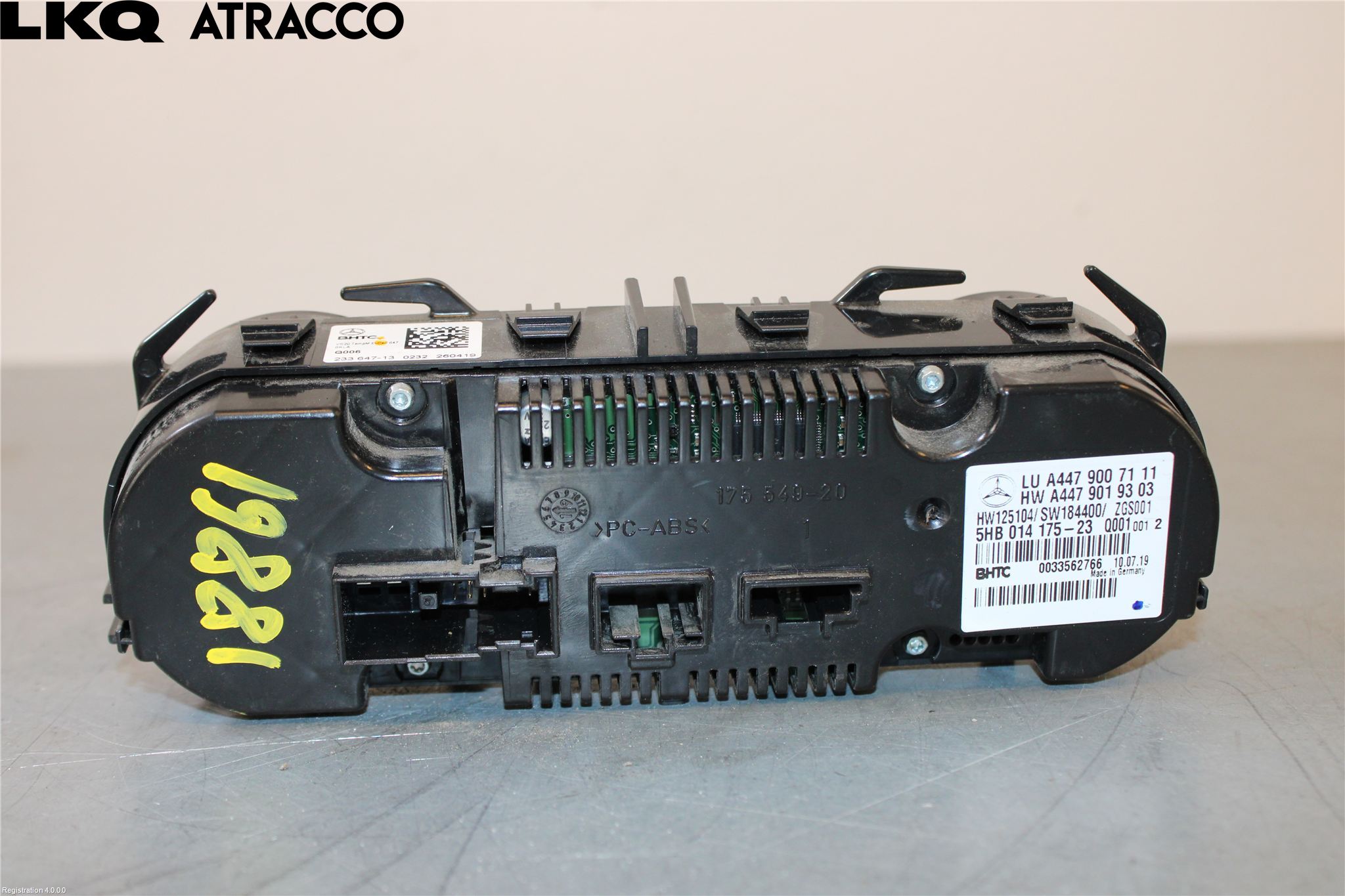 Mercedes-Benz MB VITO/V-KLASS (W640,W447,W448) 14- Varme Ac Betjening-Display