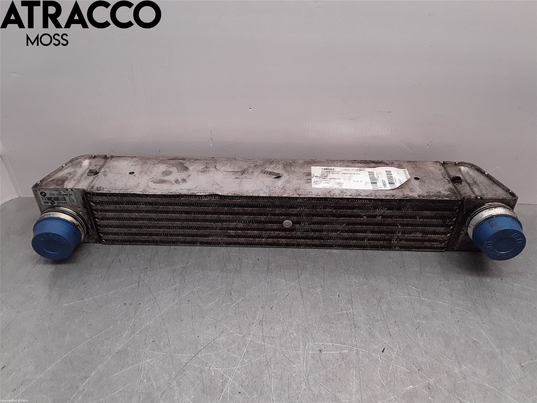 BMW 5 E60/61 Sed/Tou 02-10 Intercooler Radiator