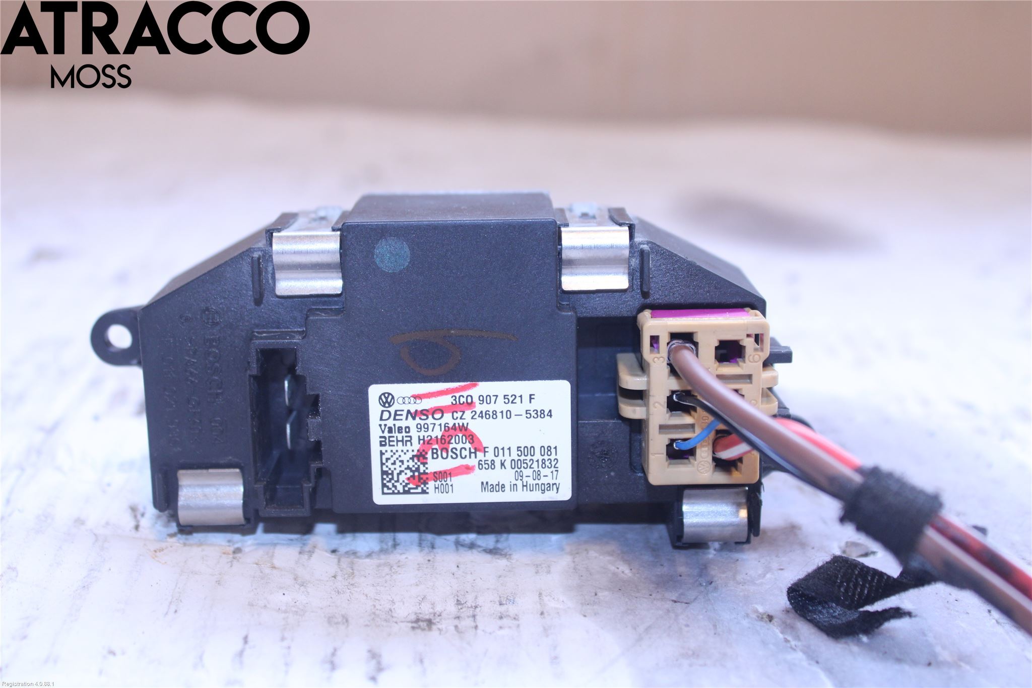 Volkswagen VW TIGUAN 07-16 Varme Ac Varmeapparatvifte