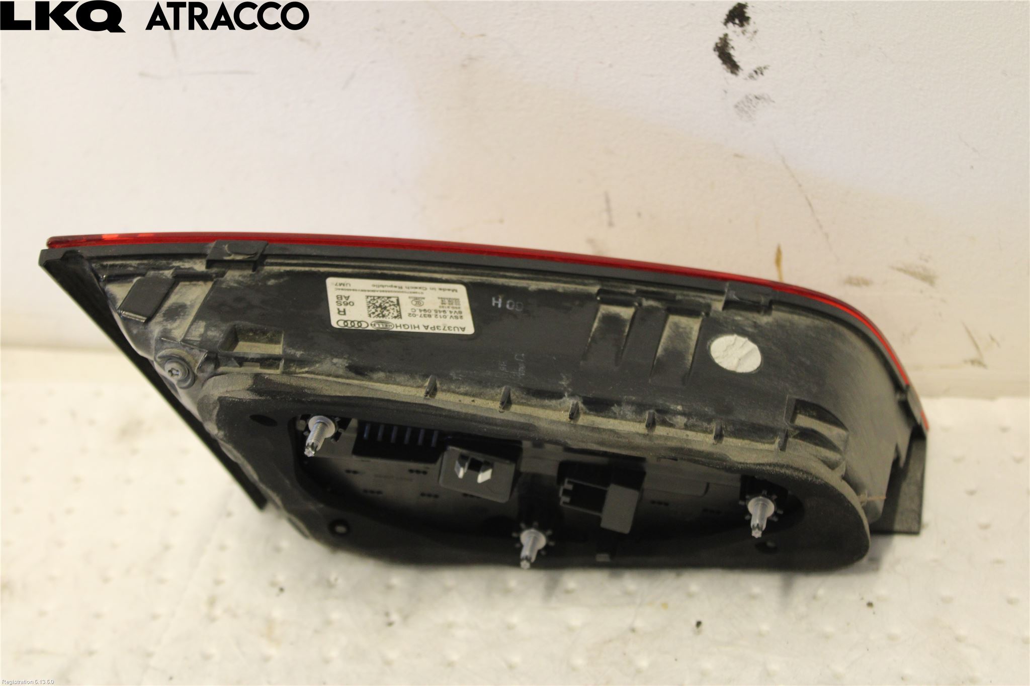 Audi A3/S3 8V 13-20 Baklykt Høyre  På Luke(Indre)