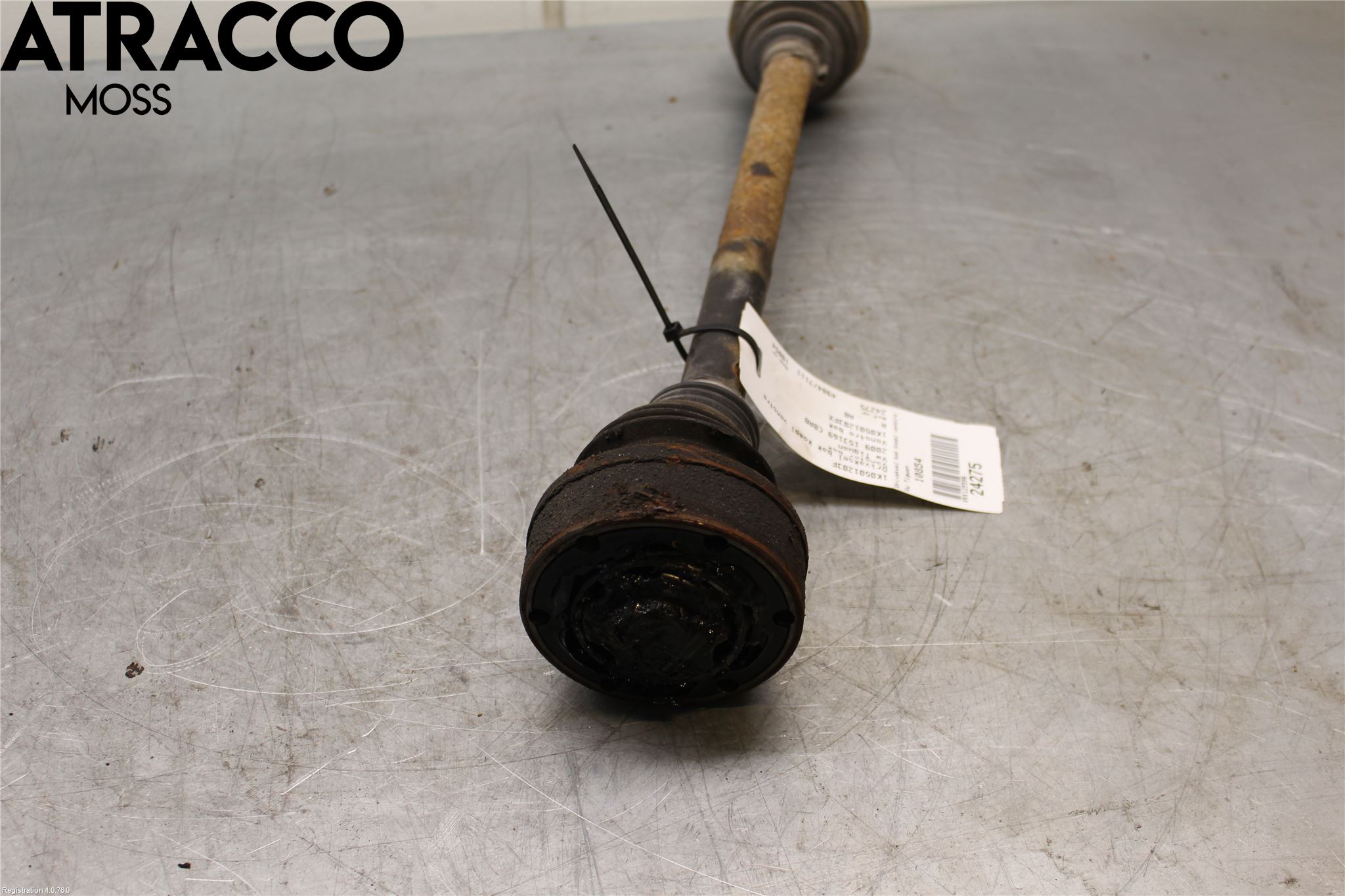 Volkswagen VW TIGUAN 07-16 Drivaksel Bak Kompl Venstre