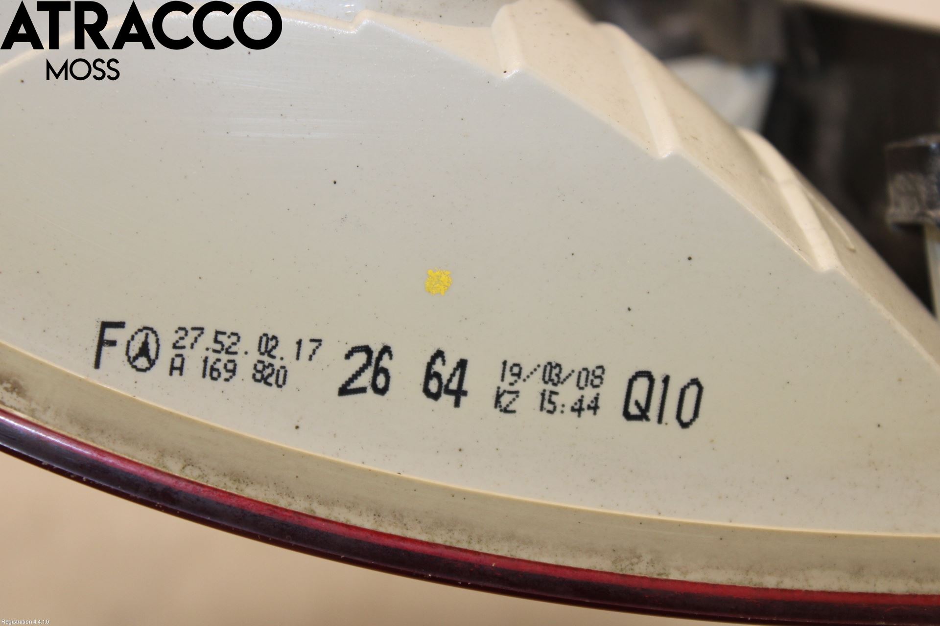 Mercedes-Benz MB B-KLASS (W245) 05-12 Baklykt Høyre