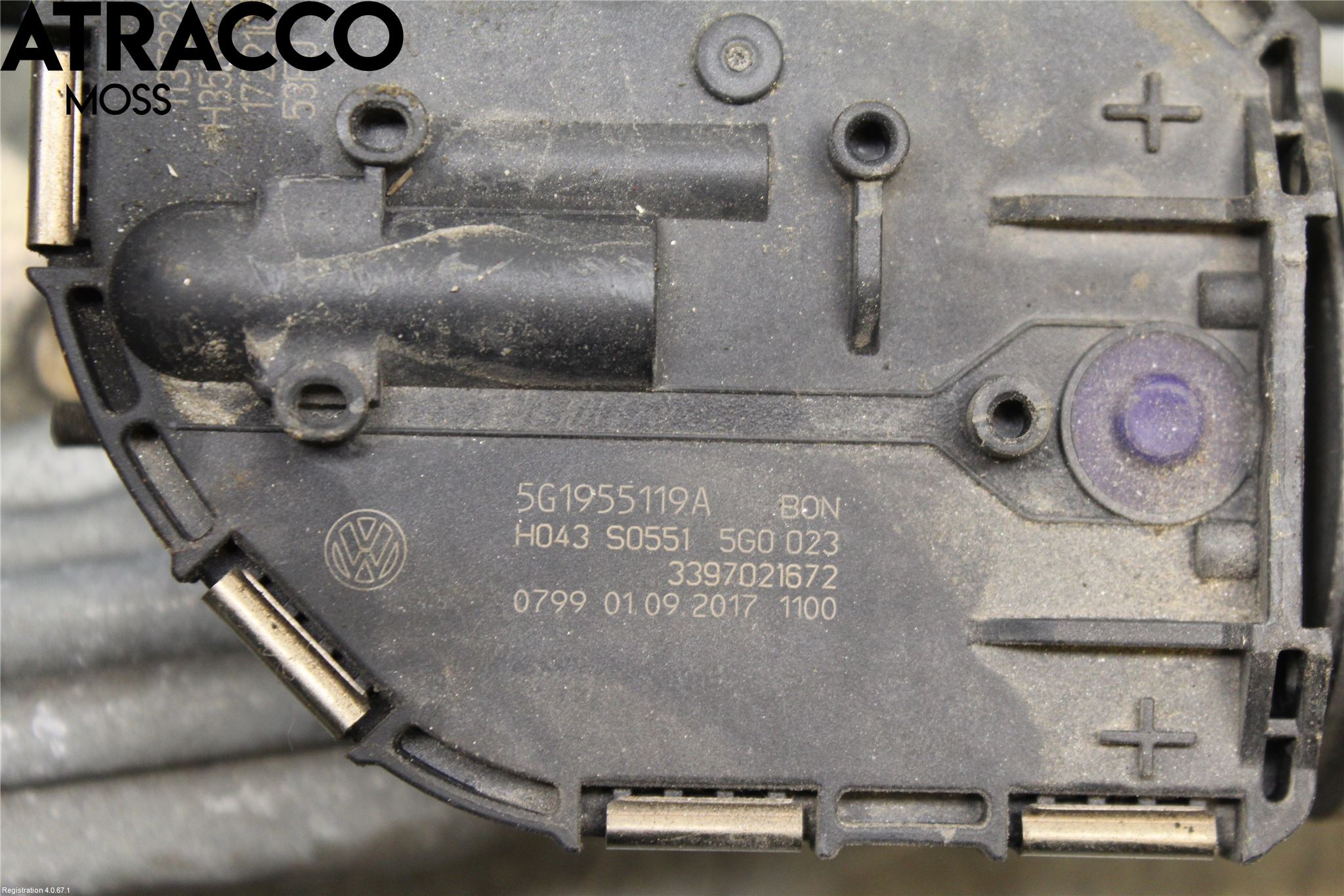 Volkswagen VW GOLF / E-GOLF VII 13-20 Viskermotor Frontrute