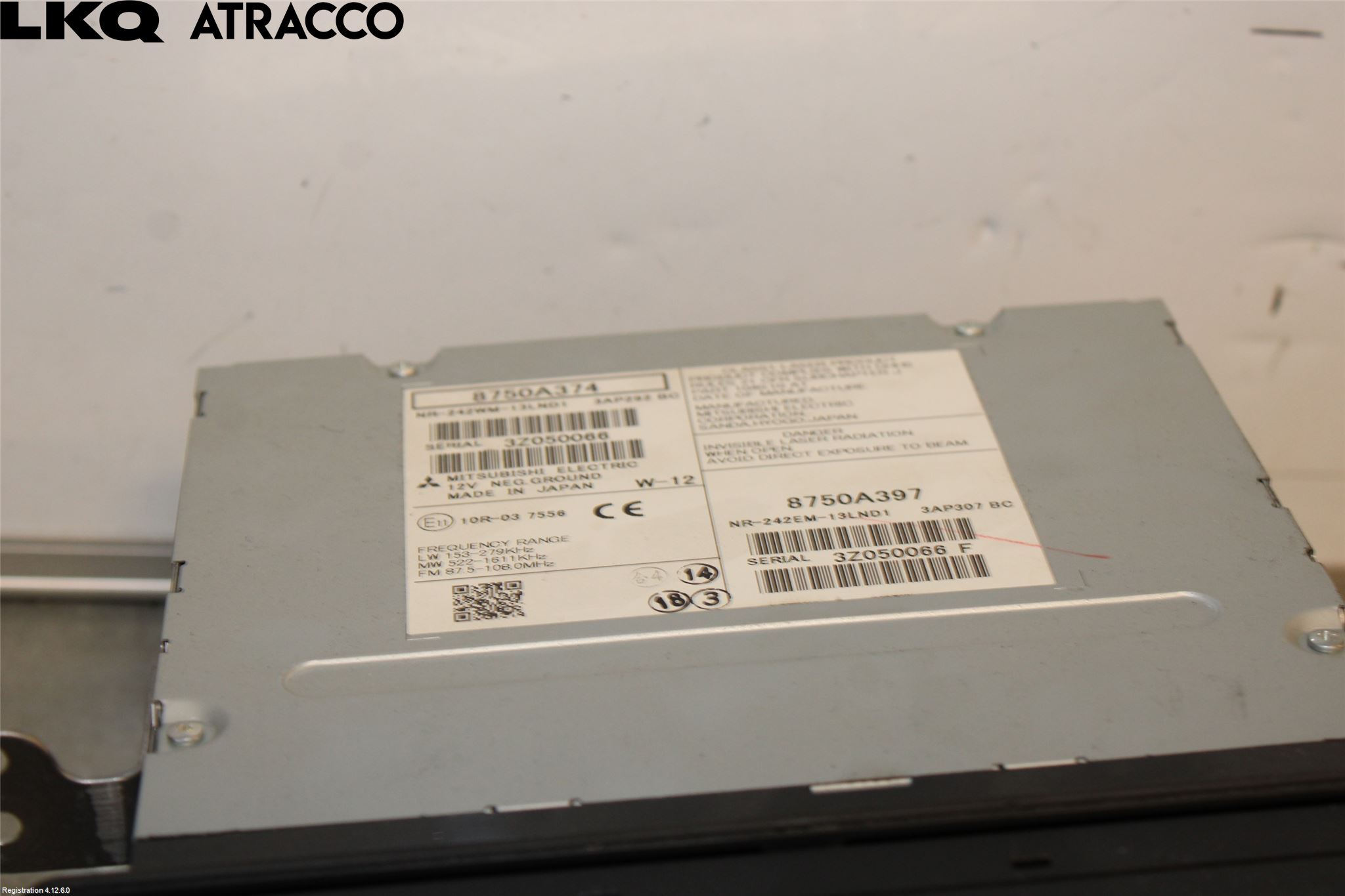 Mitsubishi OUTLANDER 13-21 Stereo Radio Med Cd