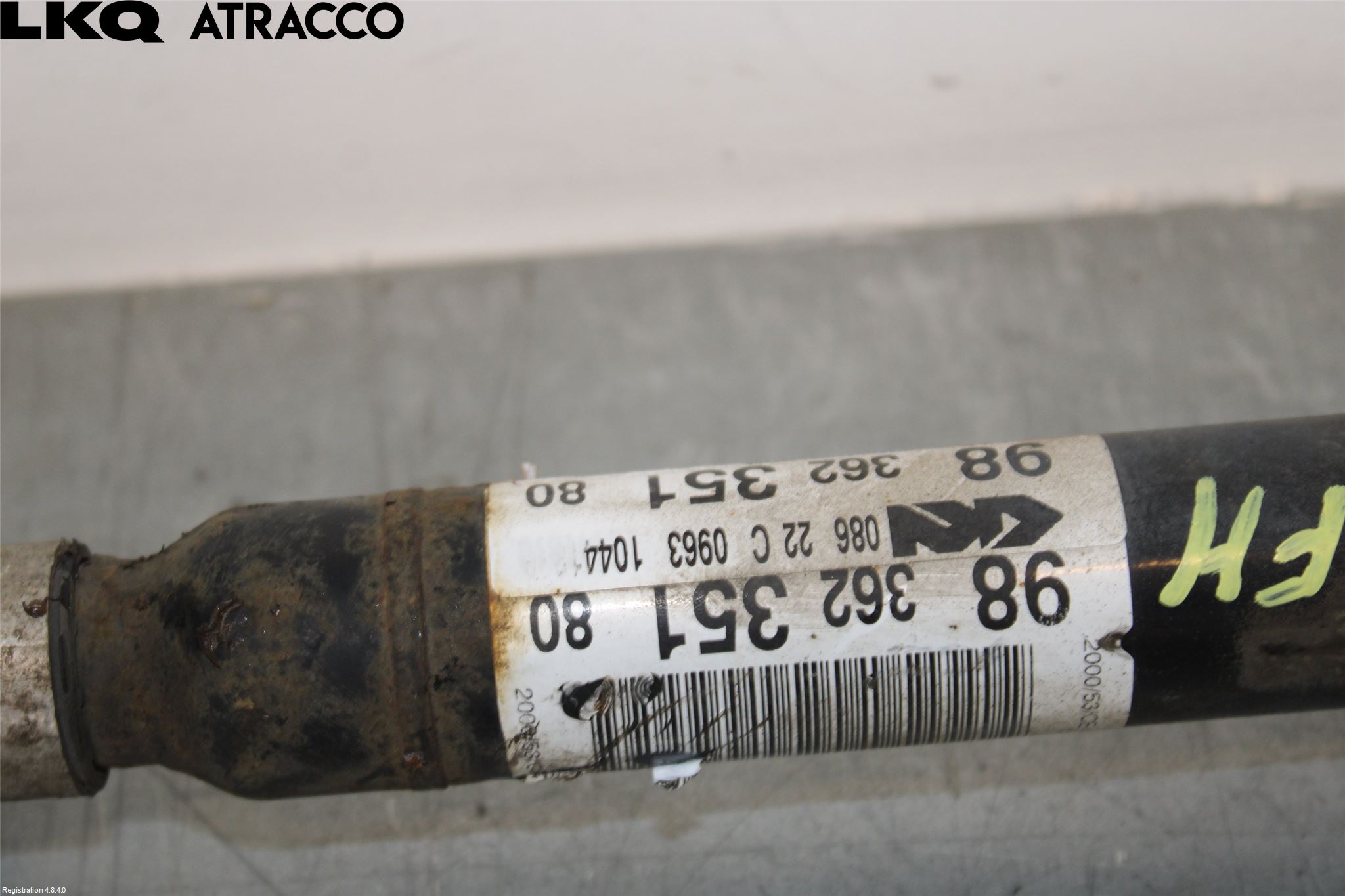 Citroen C4/E-C4 C4X/E-C4X III 21- Drivaksel Foran Kompl Høyre