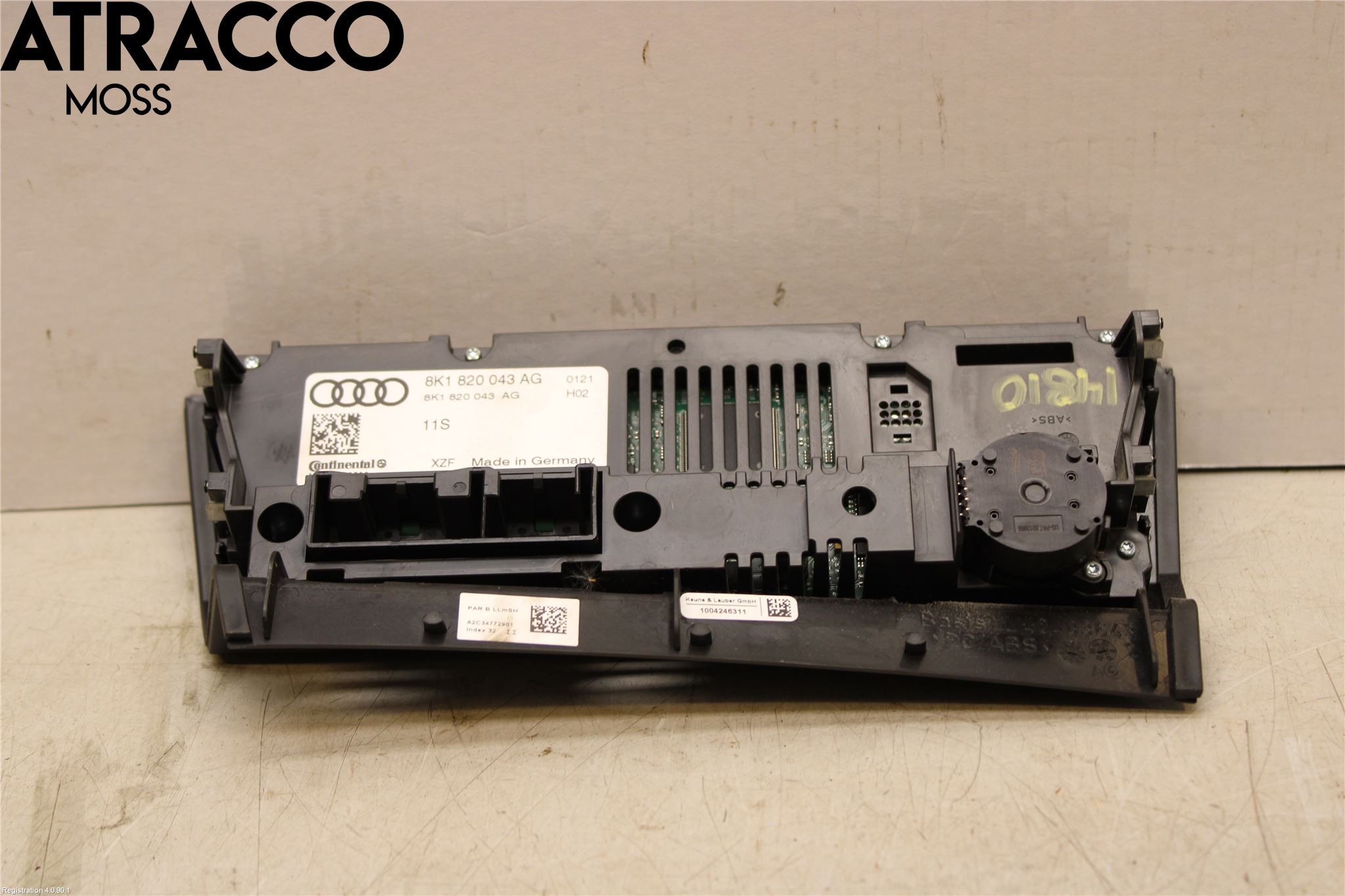 Audi A4 12-15 Varme Ac Betjening-Display