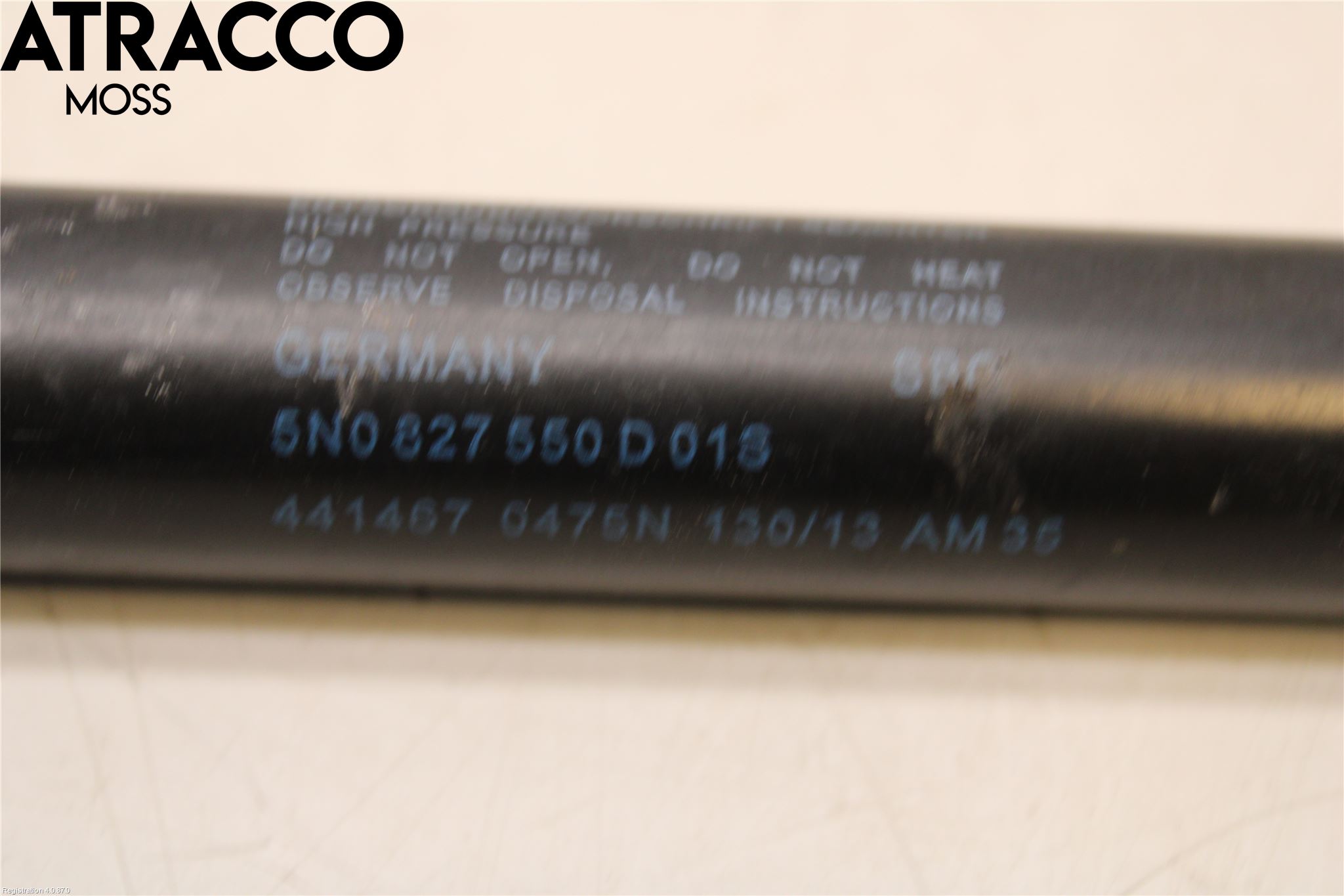 Volkswagen VW TIGUAN 07-16 Bakluke Demper-Gassfjær