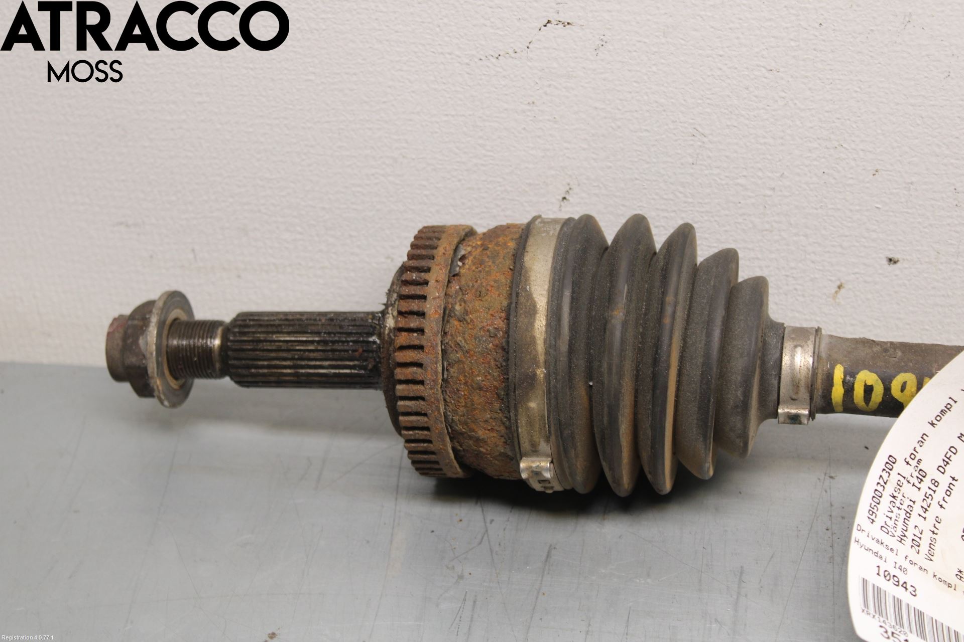 Hyundai i40 08-15 Drivaksel Foran Kompl Venstre