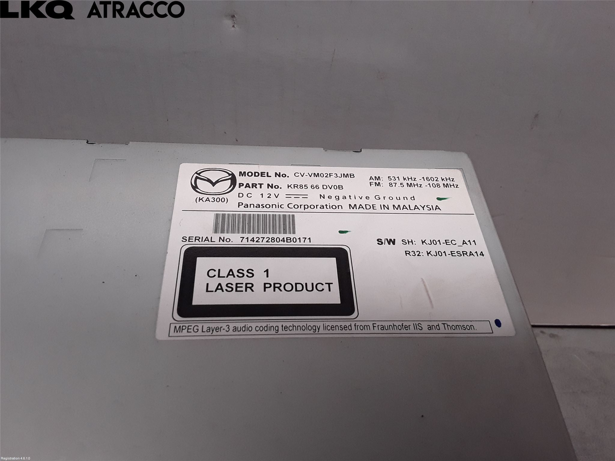 Mazda CX-5 12-17 Stereo Radio