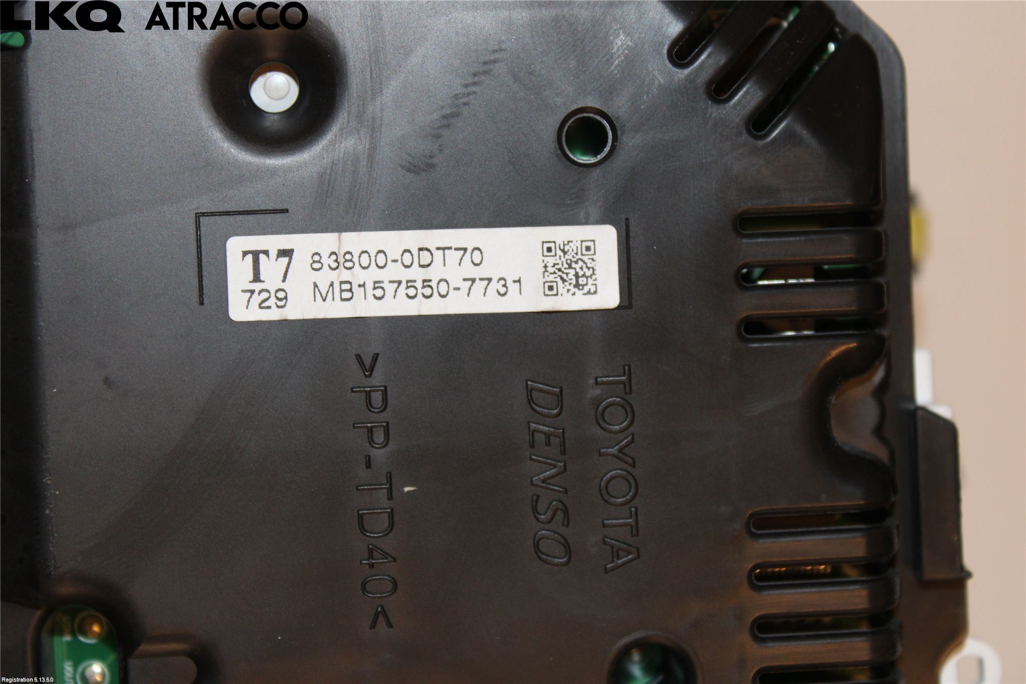 Toyota YARIS XP130 12-14 Instr Varselys - Display