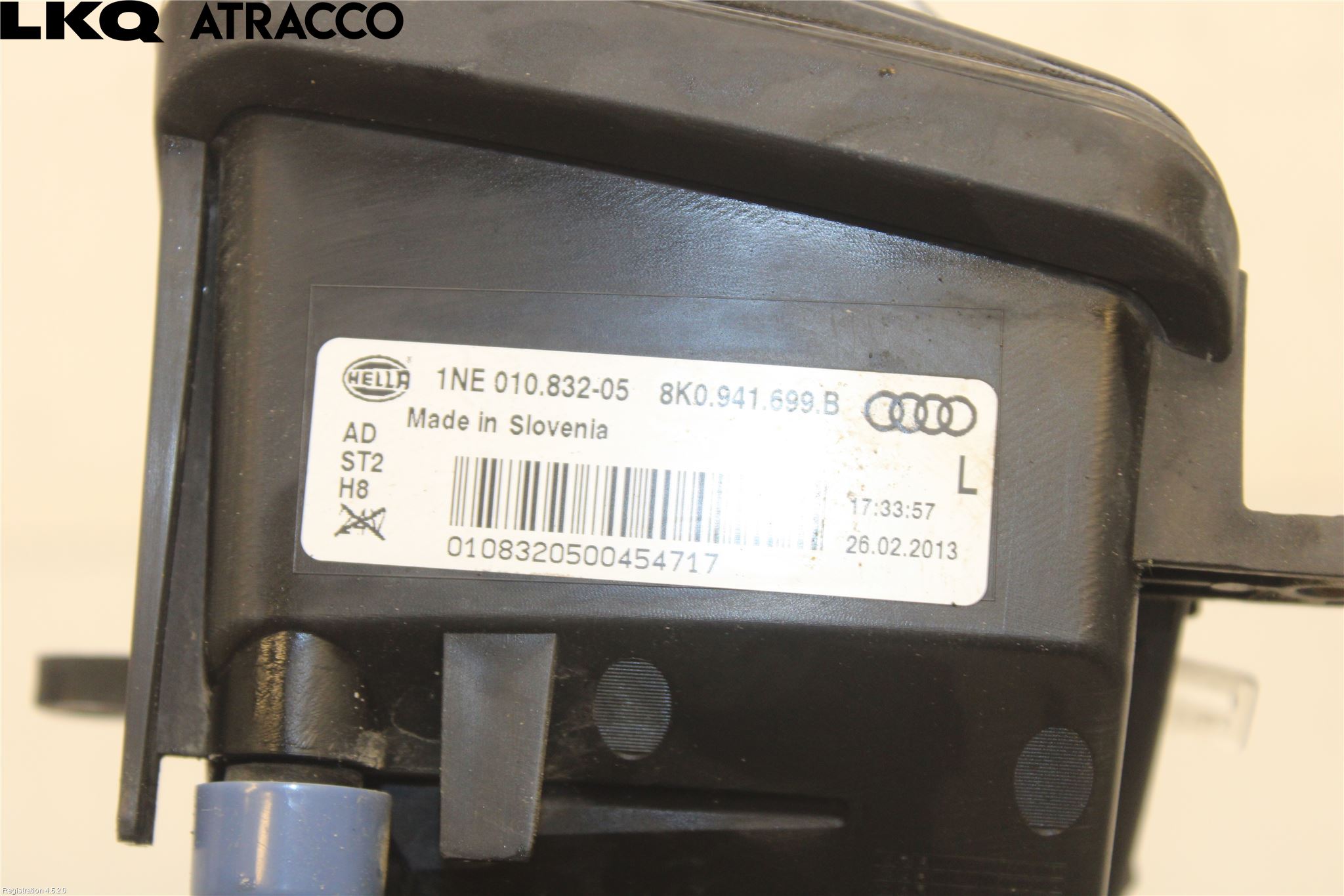 Audi A4/S4 08-11 Frontlykt-Kurve-Tåkelys