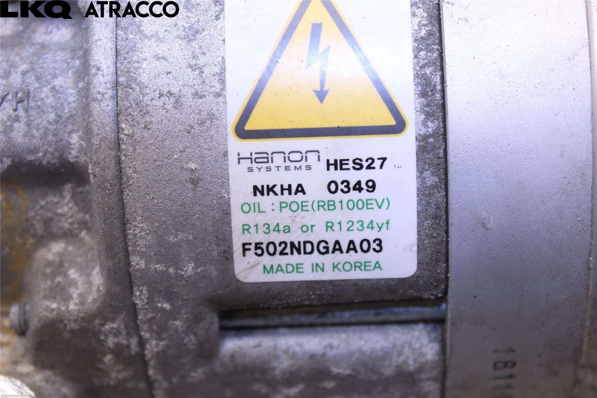 Kia NIRO (DE) 17-22 Varme Ac Kompressor