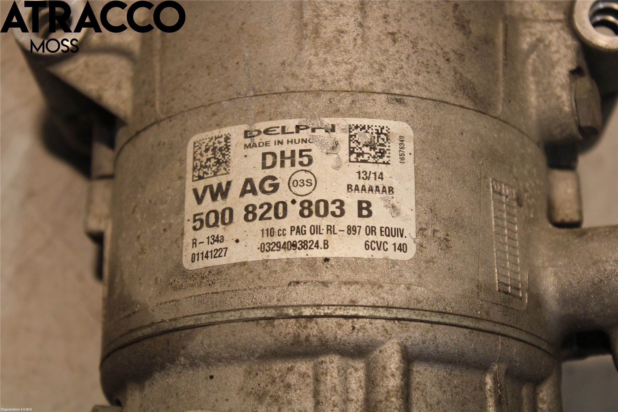 Skoda OCTAVIA (5E) 13-20 Varme Ac Kompressor