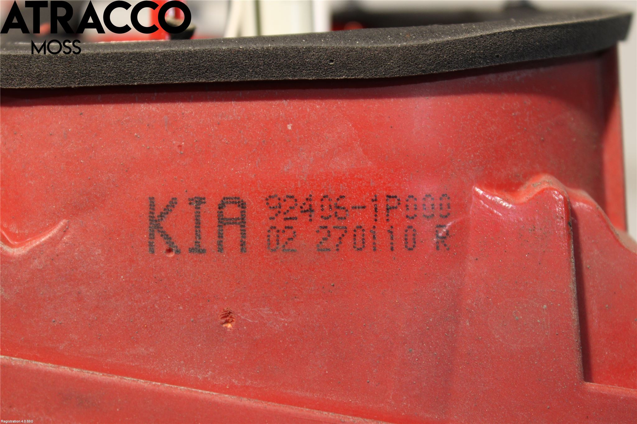 Kia VENGA 10-19 Baklykt Høyre  På Luke(Indre)