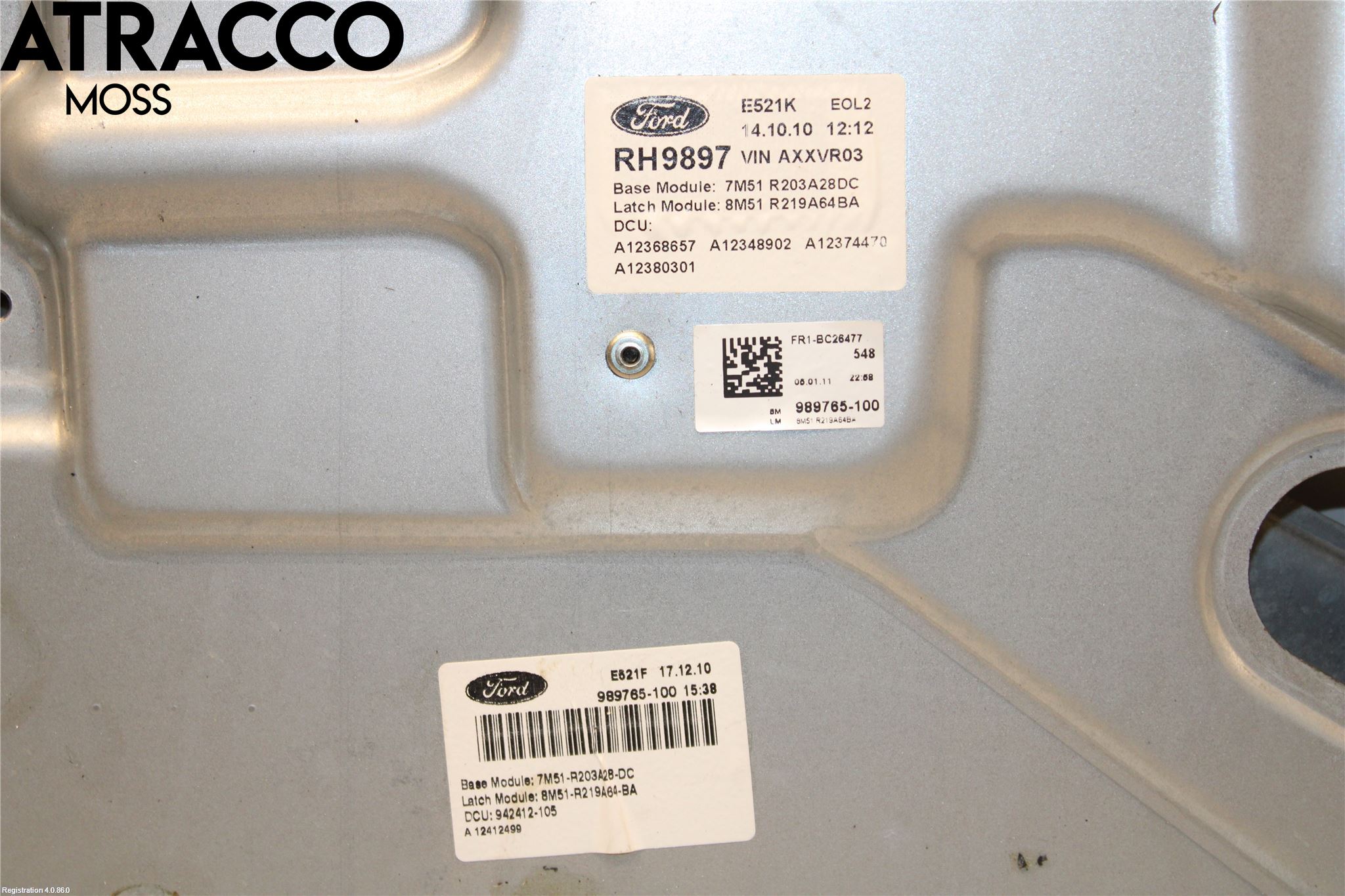 Ford KUGA 08-12 Vindusheis