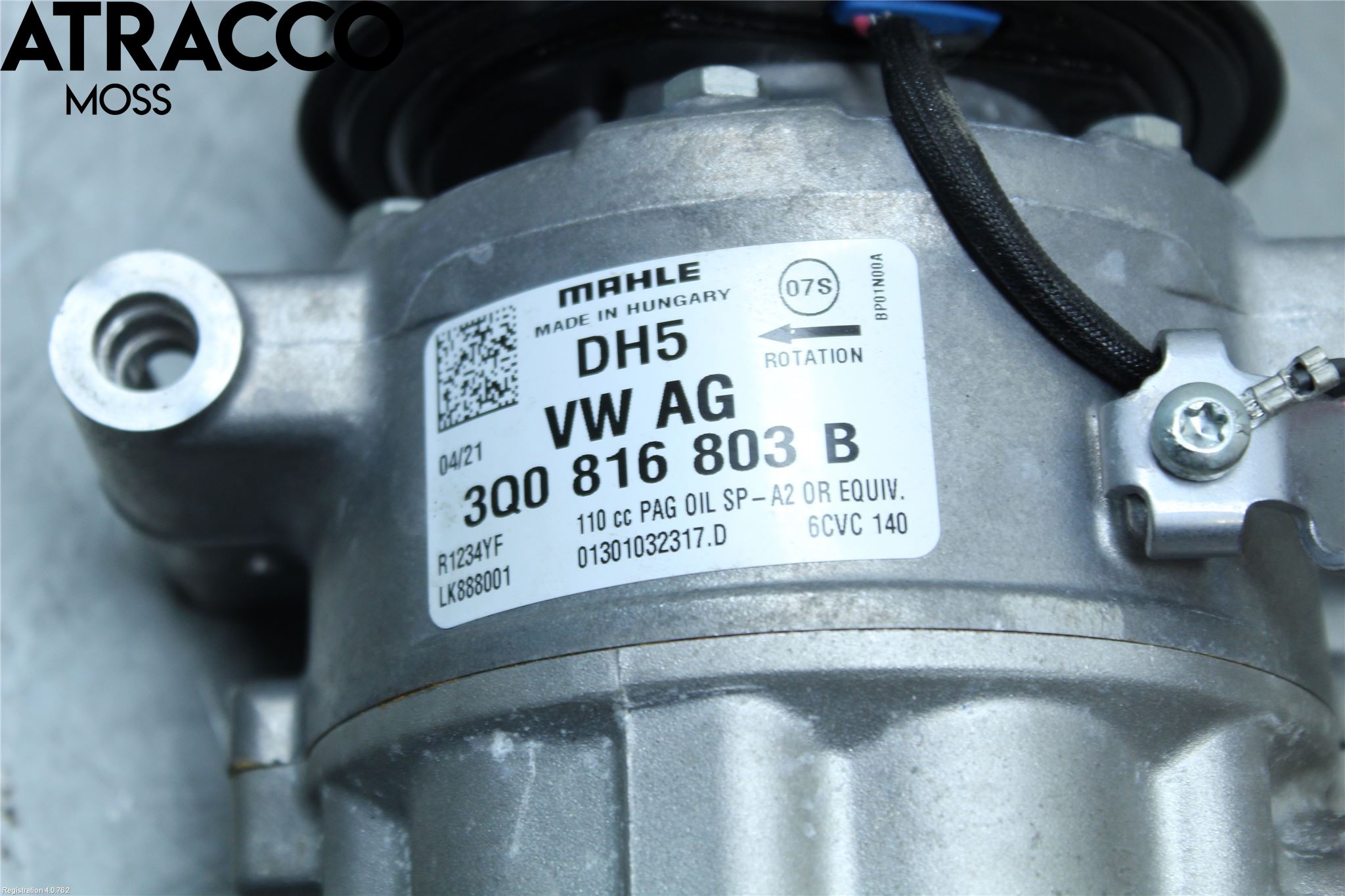 Volkswagen VW TRANSP/CARAVELLE (T6) 16-22 Varme Ac Kompressor