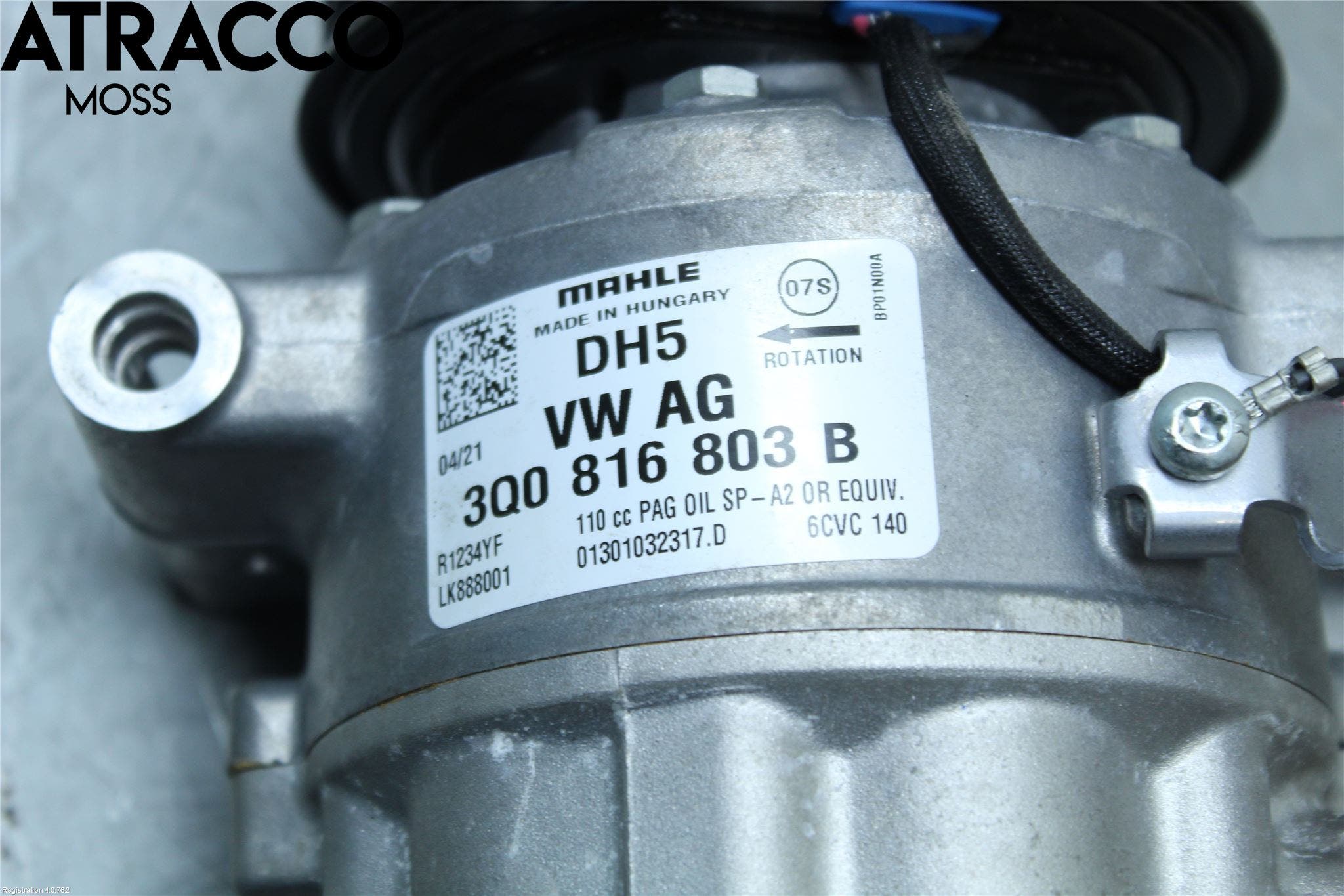 Volkswagen VW TRANSP/CARAVELLE (T6) 16-22 Varme Ac Kompressor