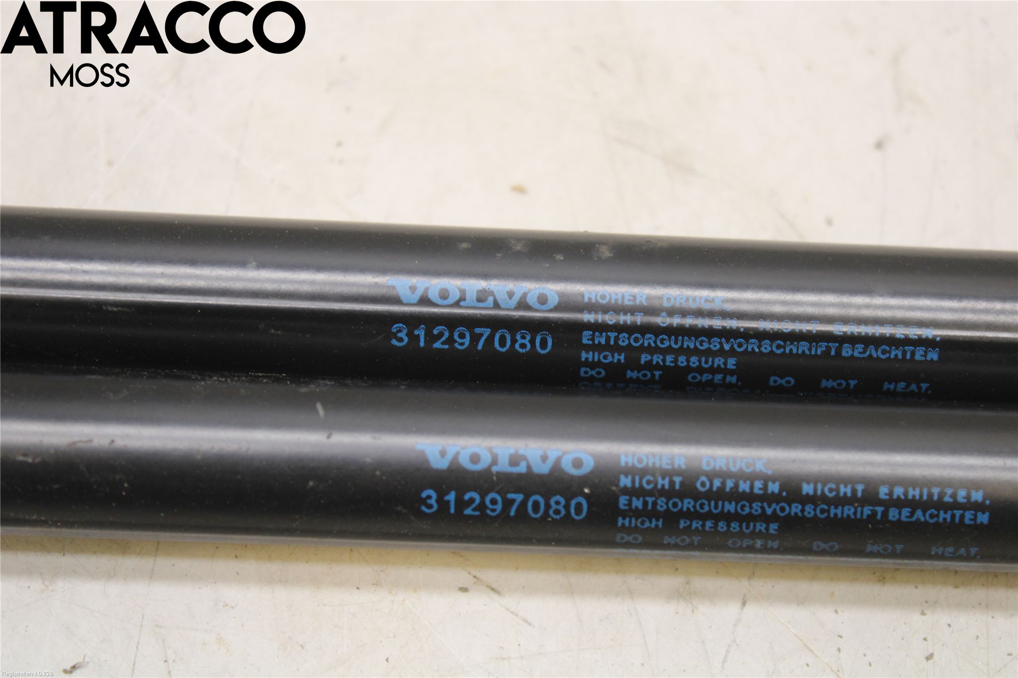 Volvo V60 11-13 Bakluke Demper-Gassfjær