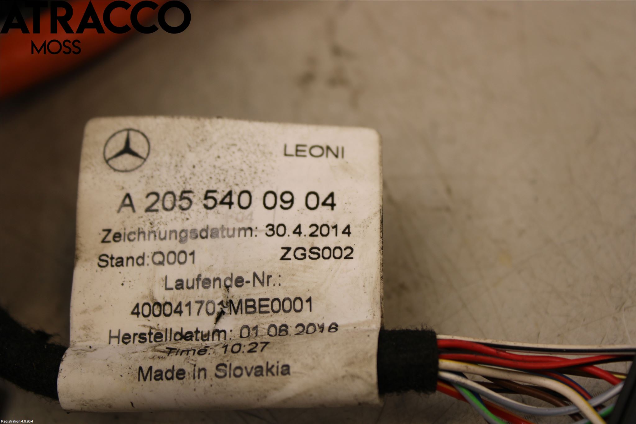 Mercedes-Benz MB C-KLASS (W205) 14-21 Ledningsnett
