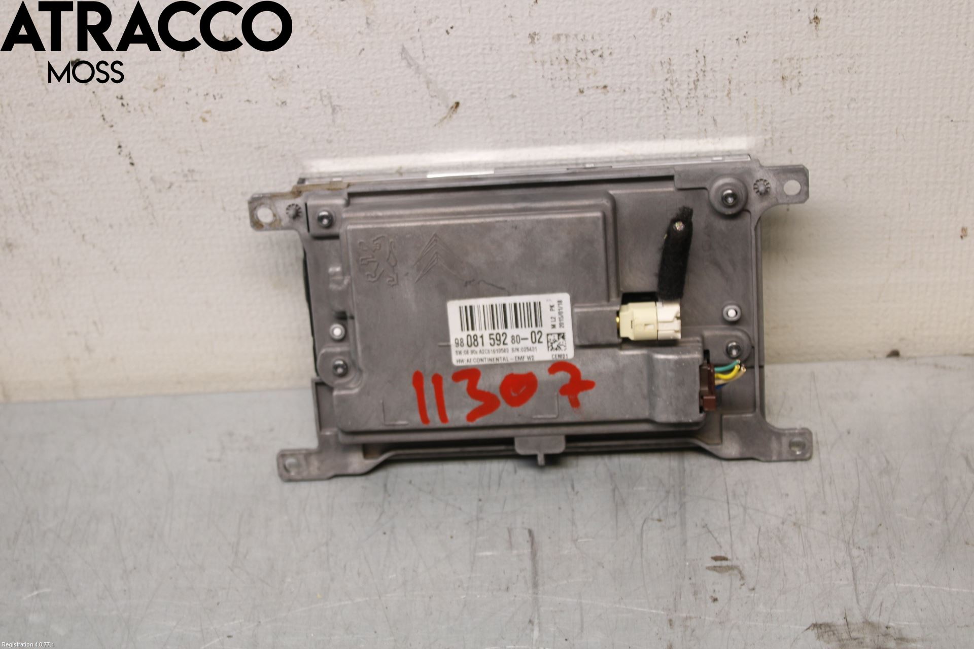 Peugeot 508 11-18 Multifunktionsdisplay