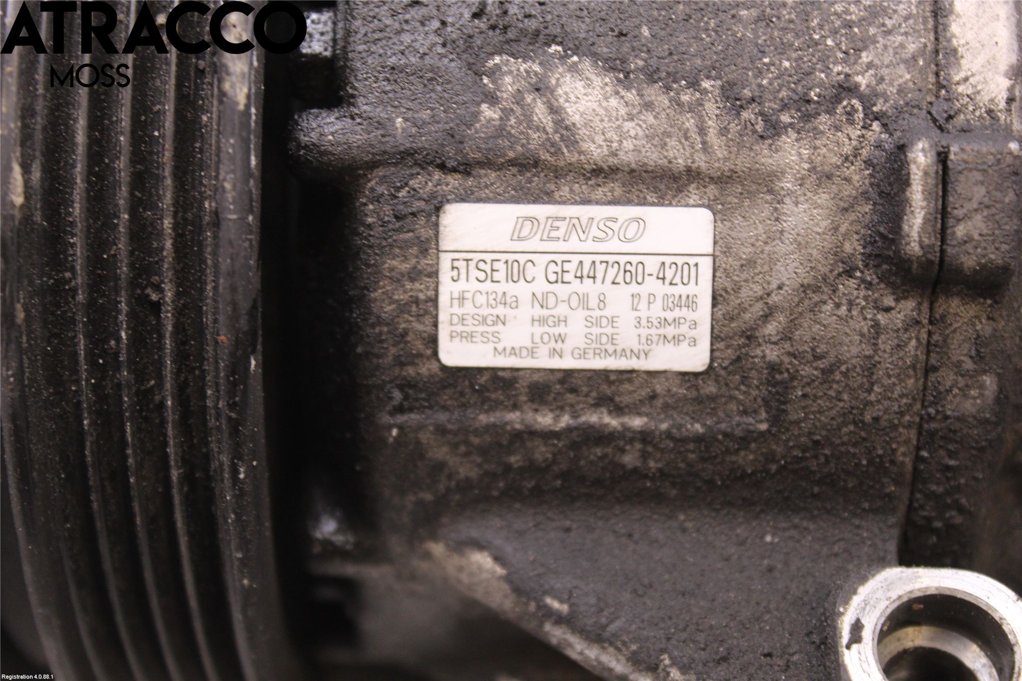 Toyota YARIS XP130 12-14 Varme Ac Kompressor