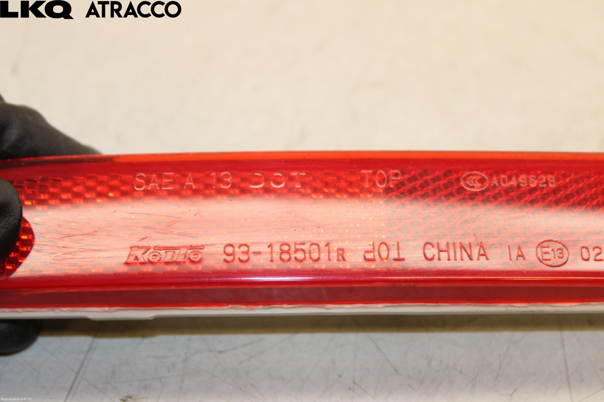 Nissan LEAF 18- Refleks Bak