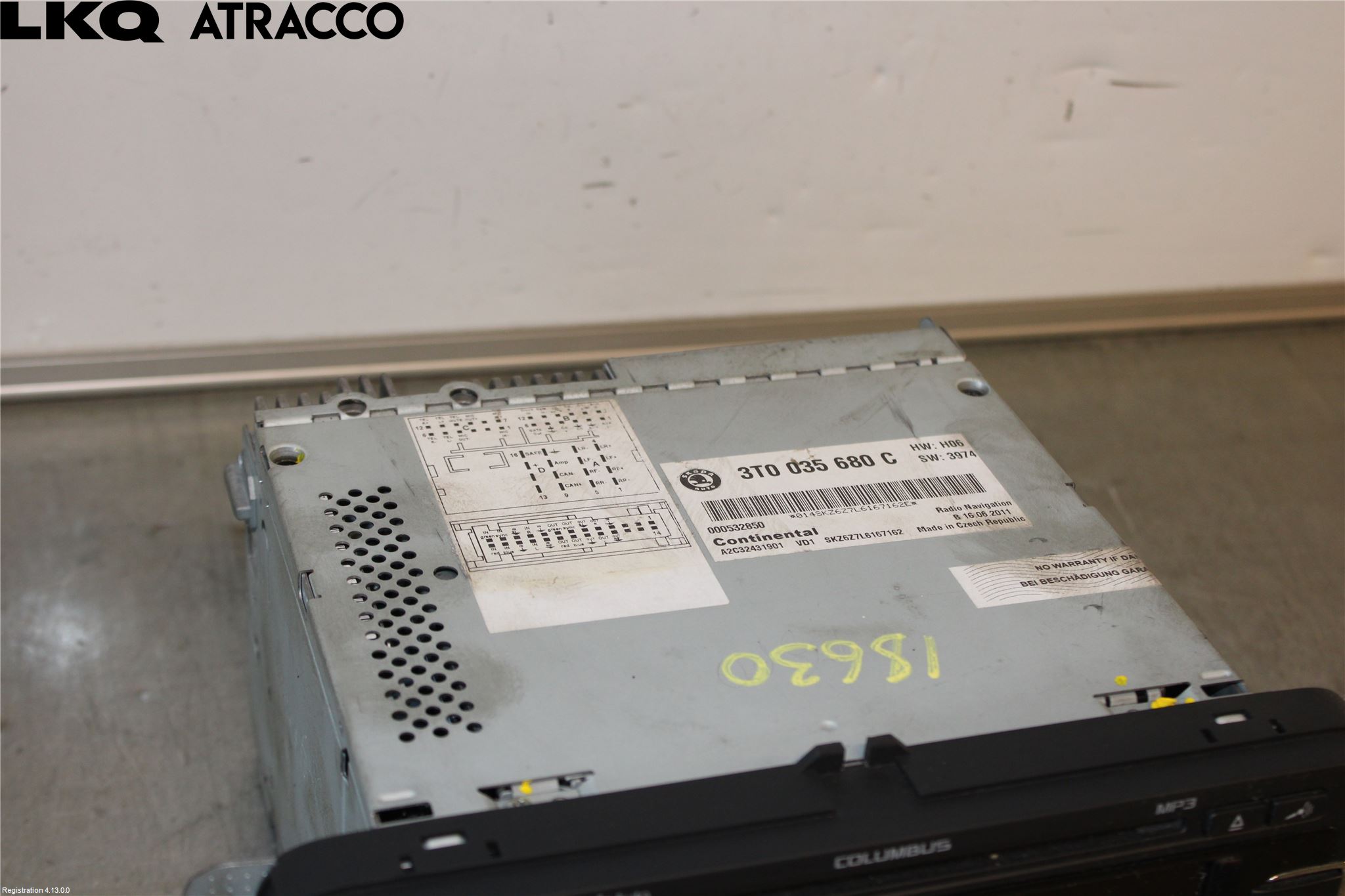 Skoda OCTAVIA (1Z) 05-13 Stereo Radio