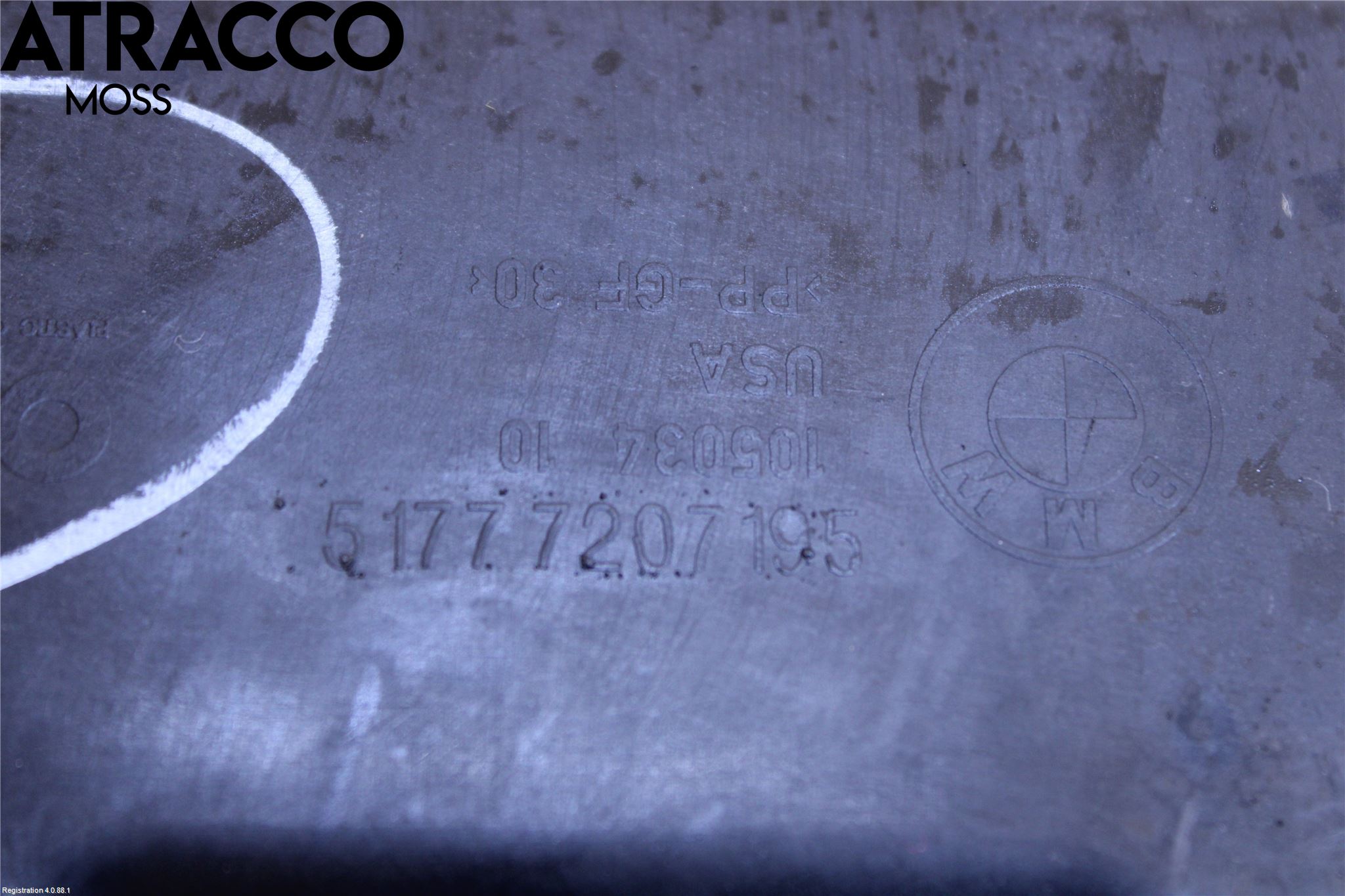 BMW X5 E70 07-13 Kanalskjørt Venstre