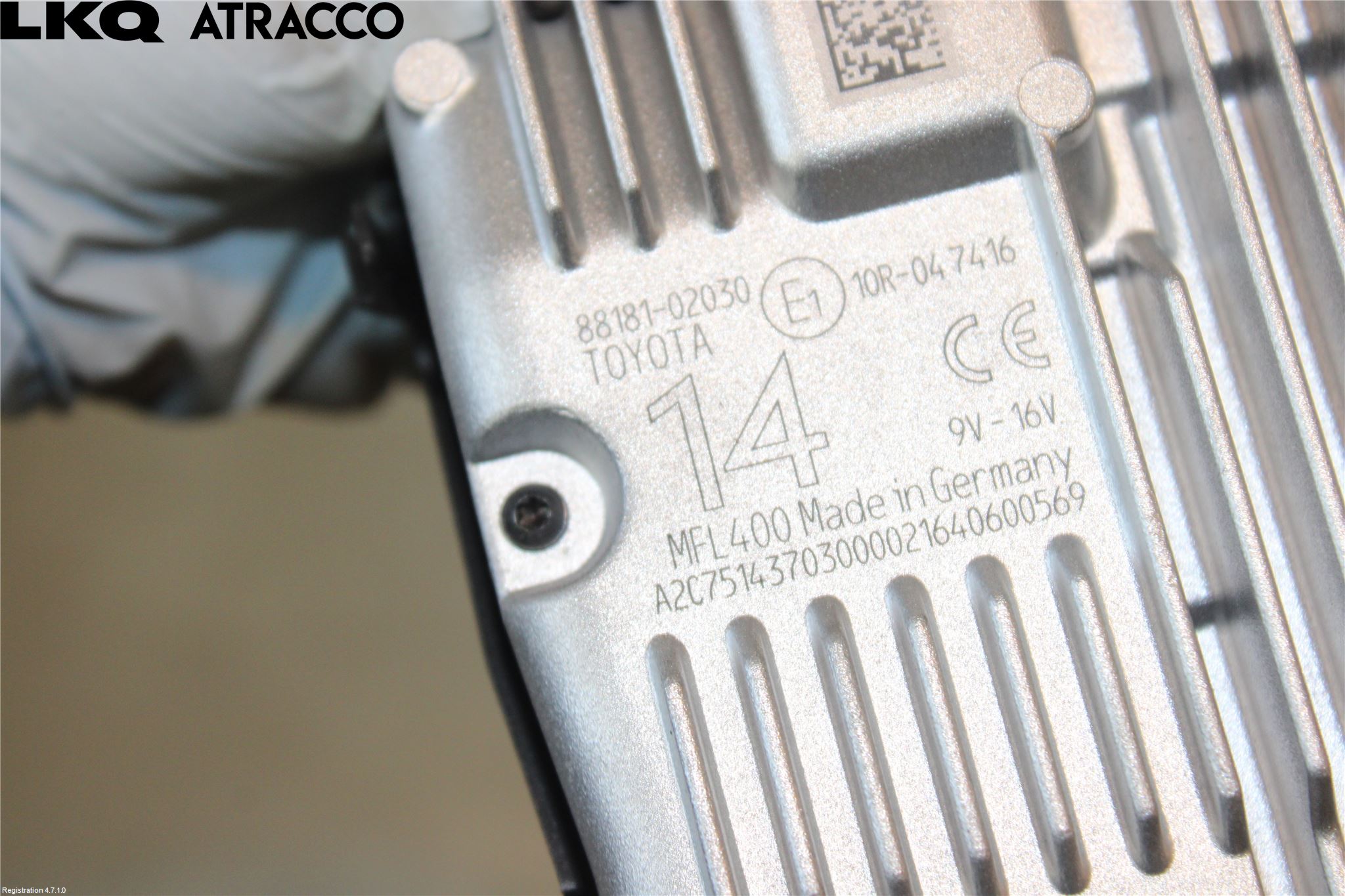 Toyota AURIS 13-19 Sensor Kollisjonsbeskyttelse