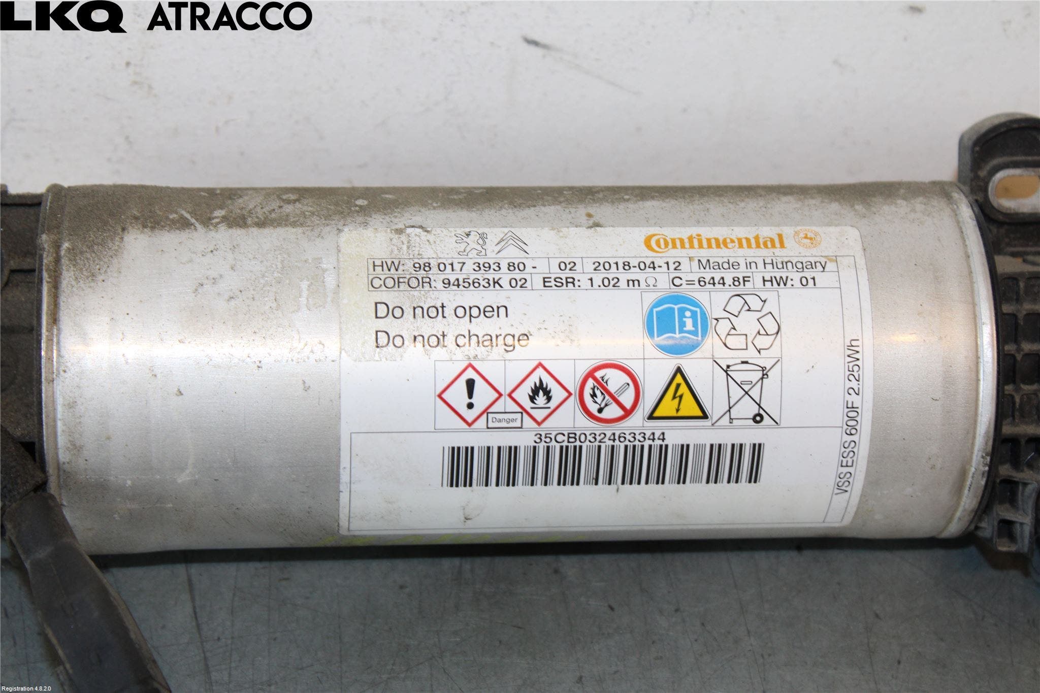 Citroen BERLINGO 08-18 Kondensator Start/Stopp