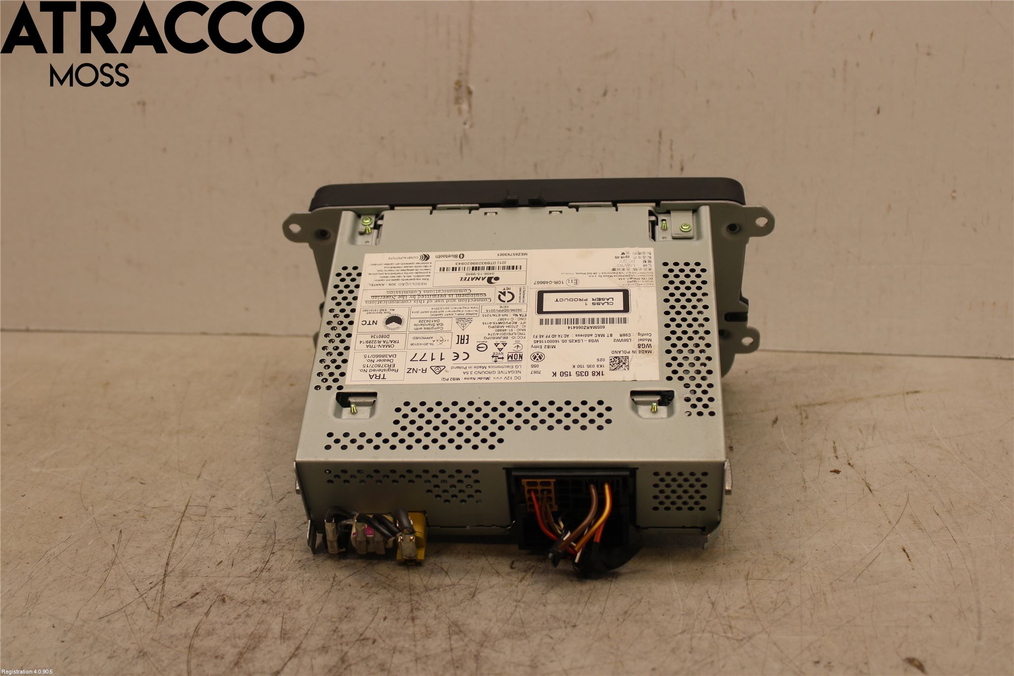 Volkswagen VW CADDY 16-20 Stereo Radio Med Cd