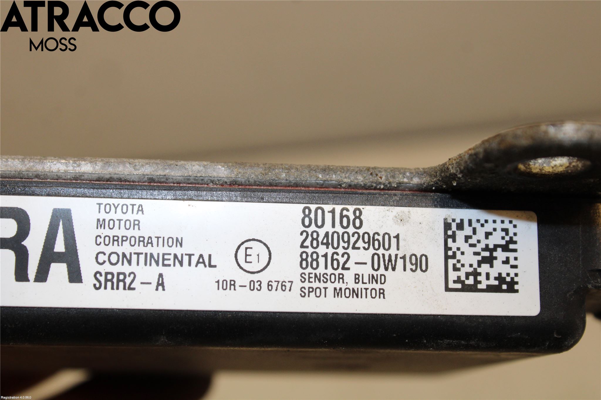 Toyota RAV4 13-18 Sensor Kollisjonsbeskyttelse