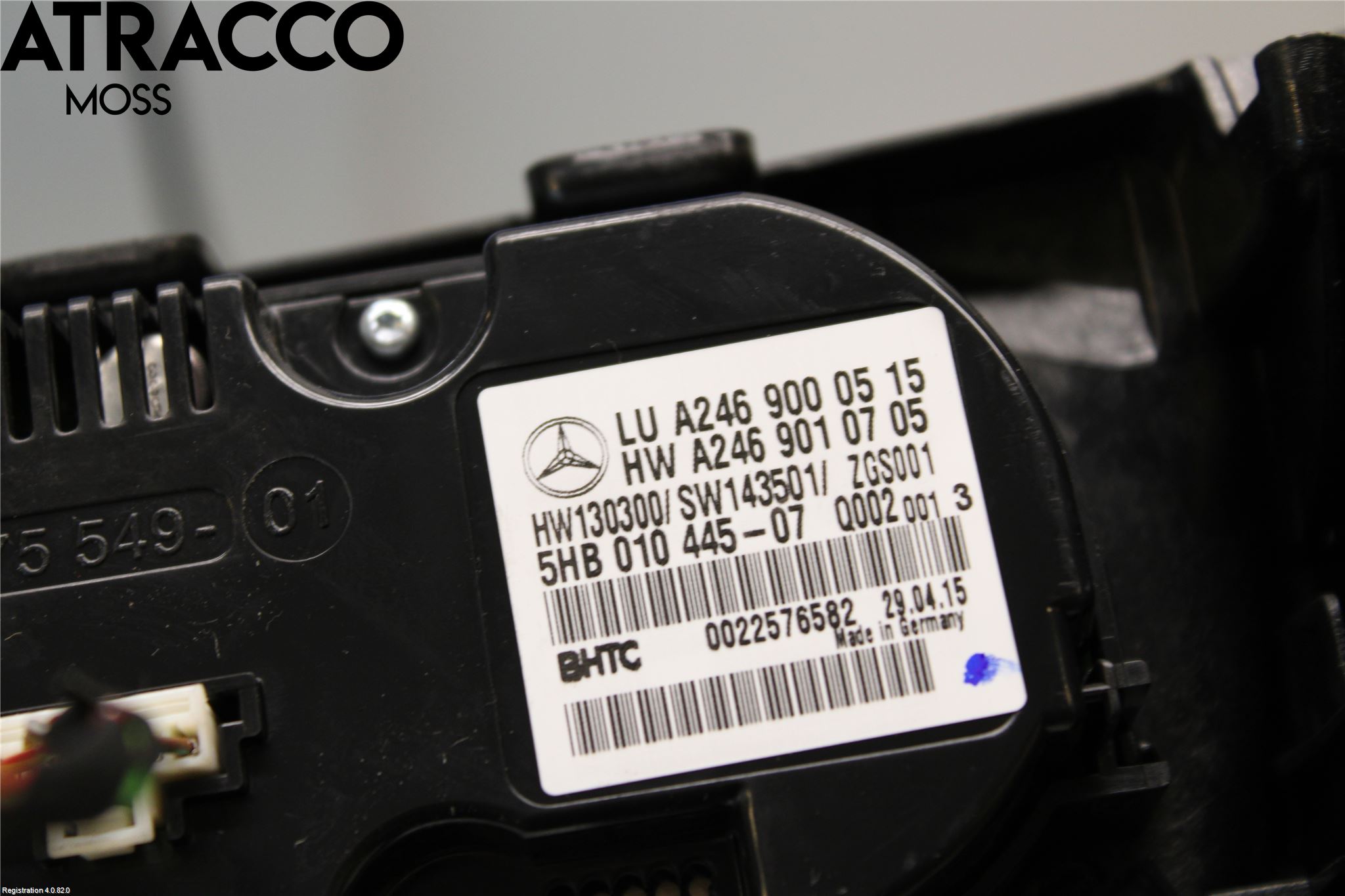 Mercedes-Benz MB GLA-KLASS (X156) 13-20 Varme Ac Betjening-Display