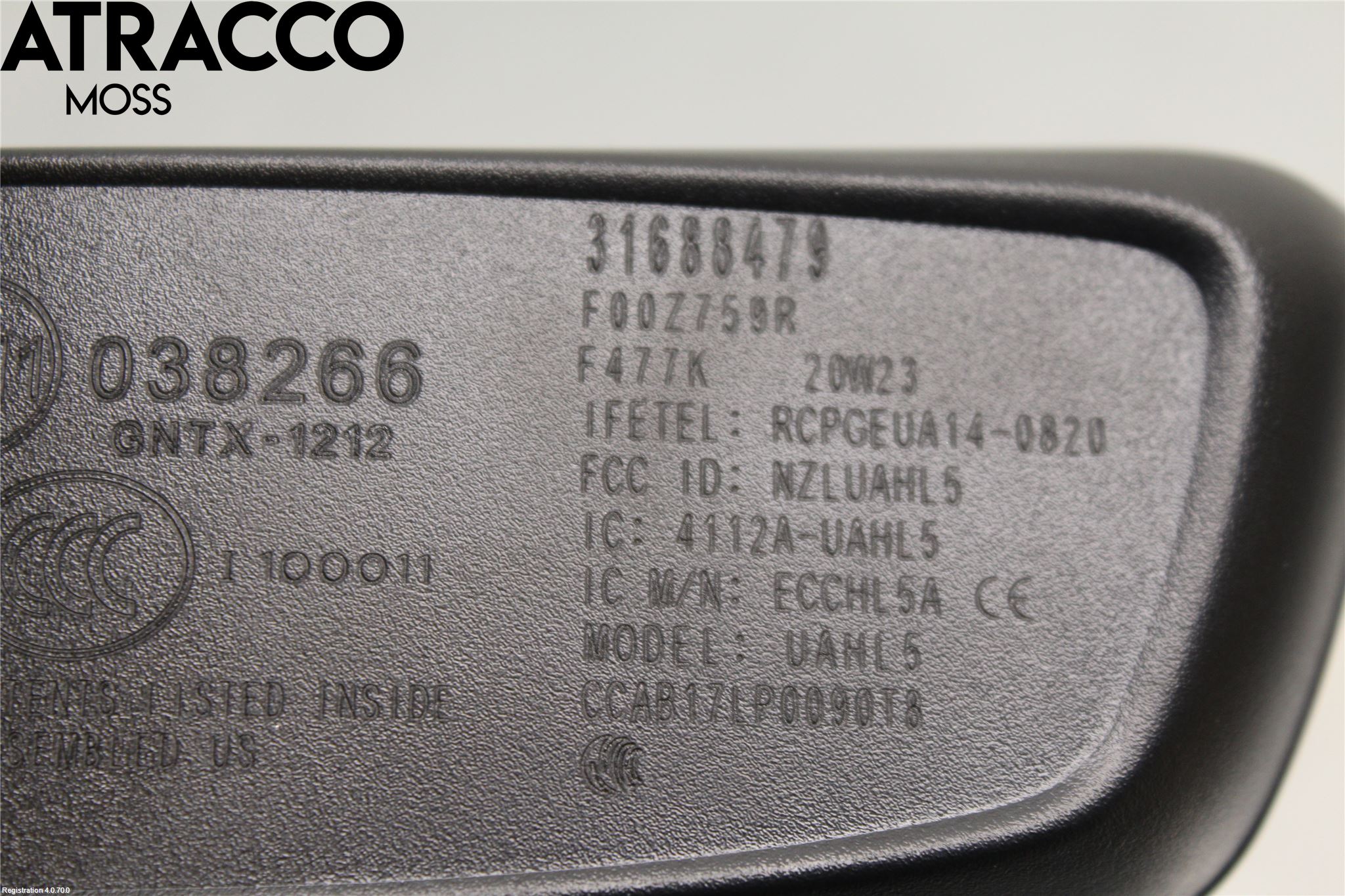 Polestar 2 20- Speil Innvendig