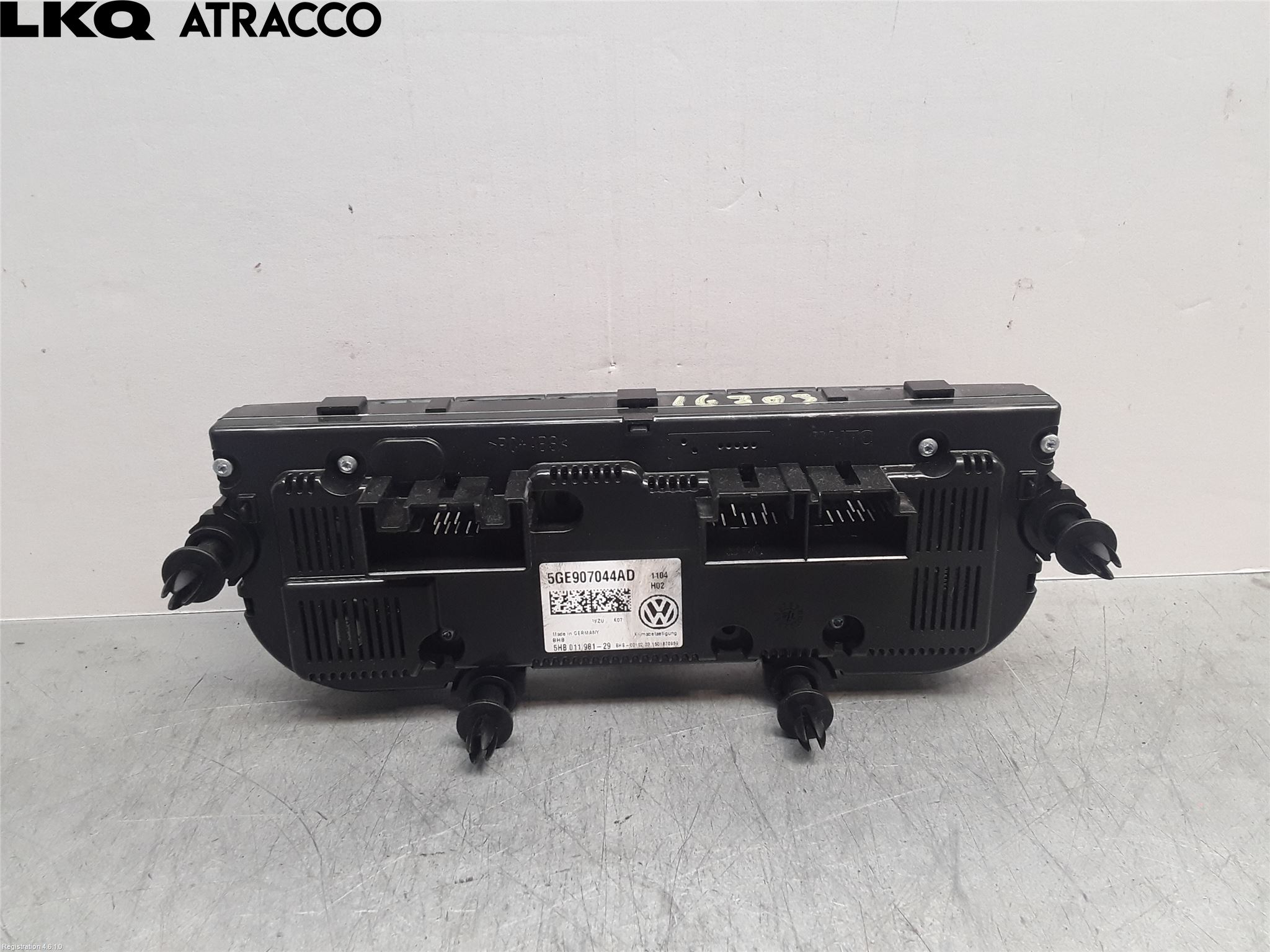 Volkswagen VW GOLF / E-GOLF VII 13-20 Varme Ac Betjening-Display