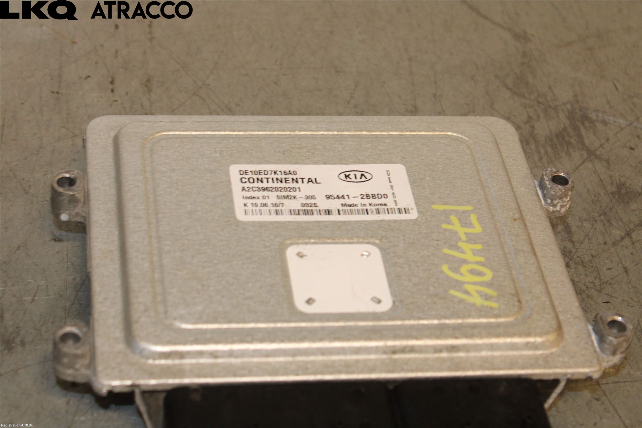 Kia NIRO (DE) 17-22 Styreenhet Gearkasse