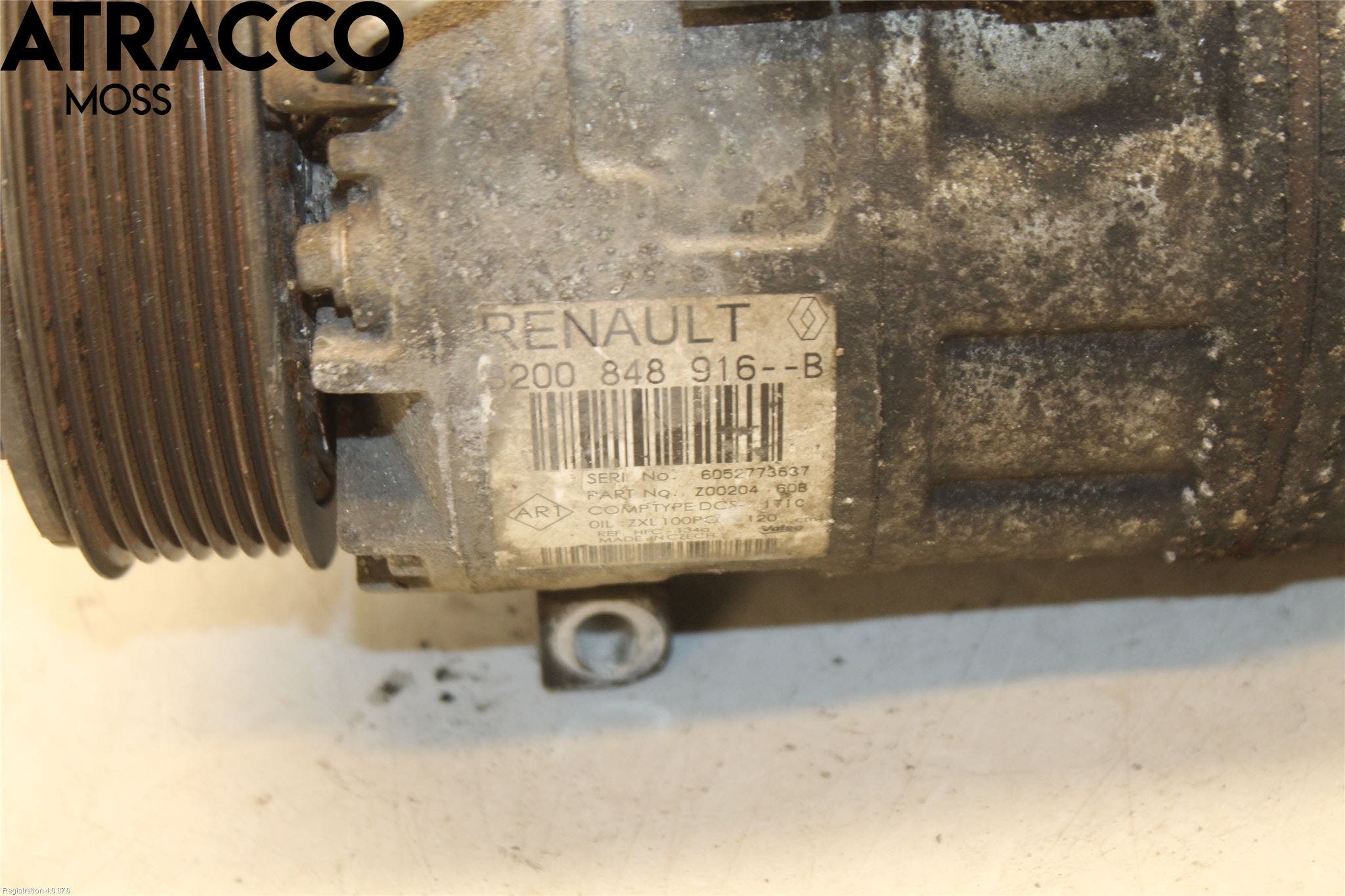 Renault TRAFIC/E-TECH 15- Varme Ac Kompressor