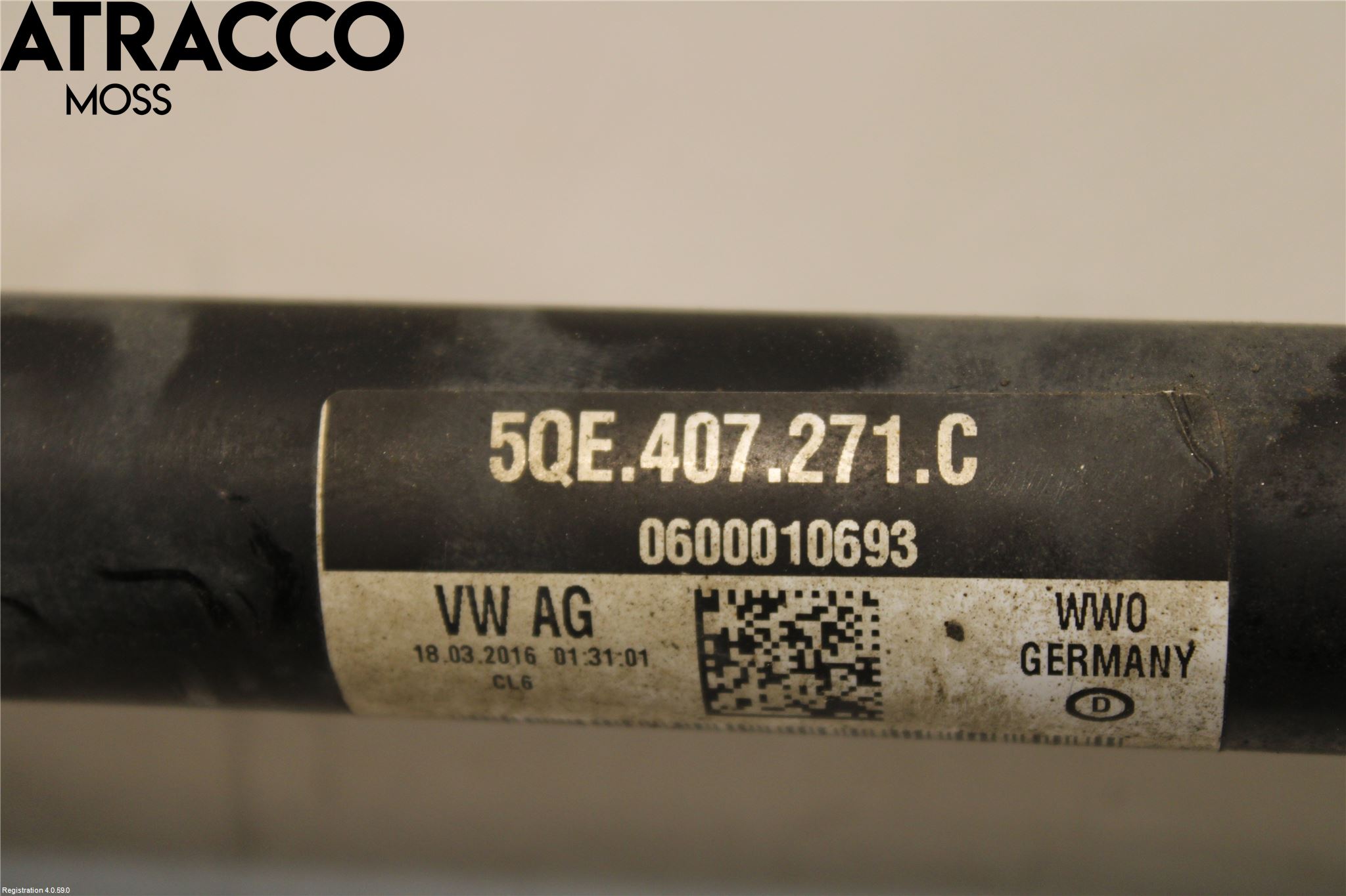 Volkswagen VW GOLF / E-GOLF VII 13-20 Drivaksel Foran Kompl Venstre