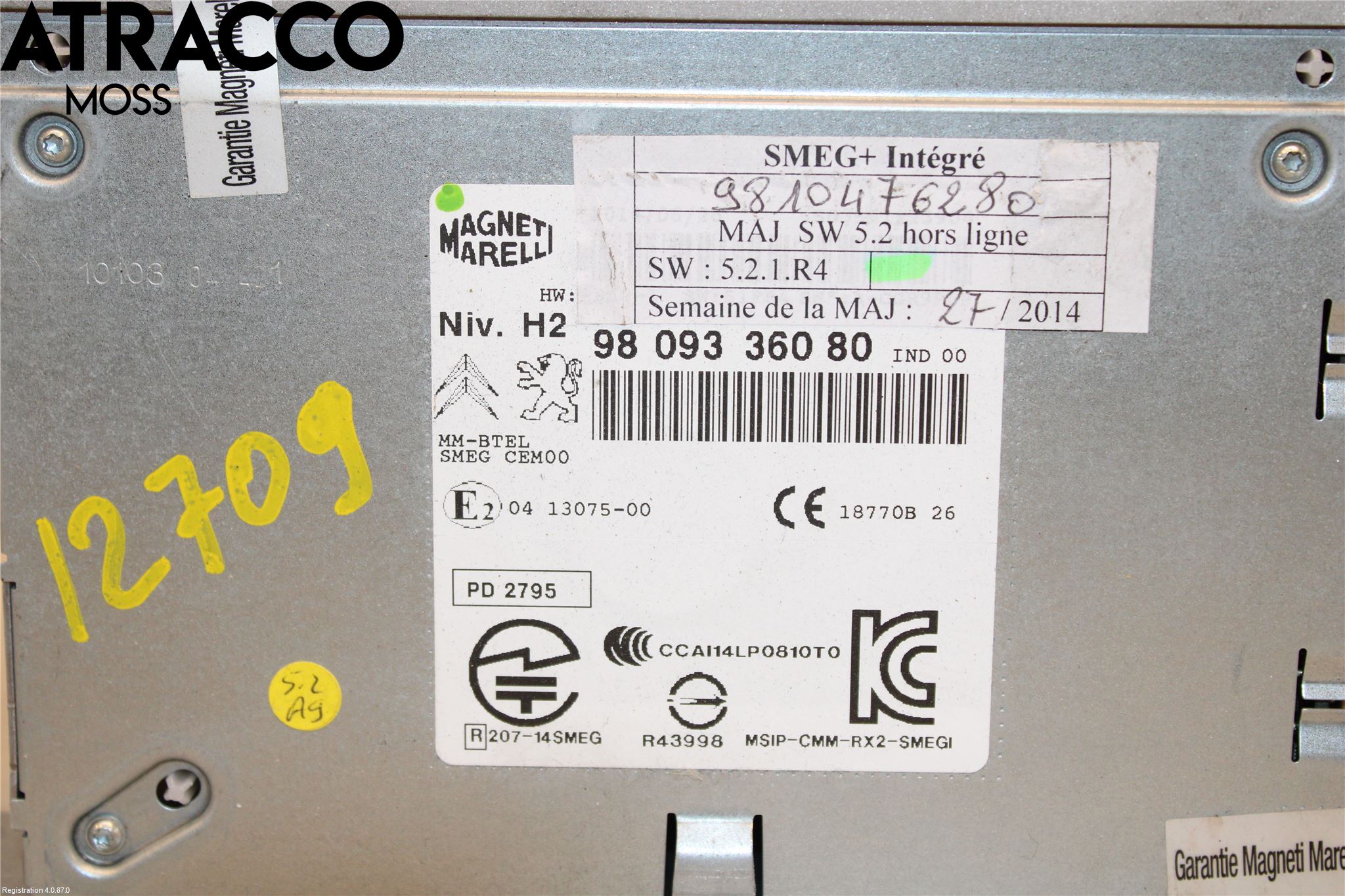 Peugeot 308 14-21 Gps Navigator