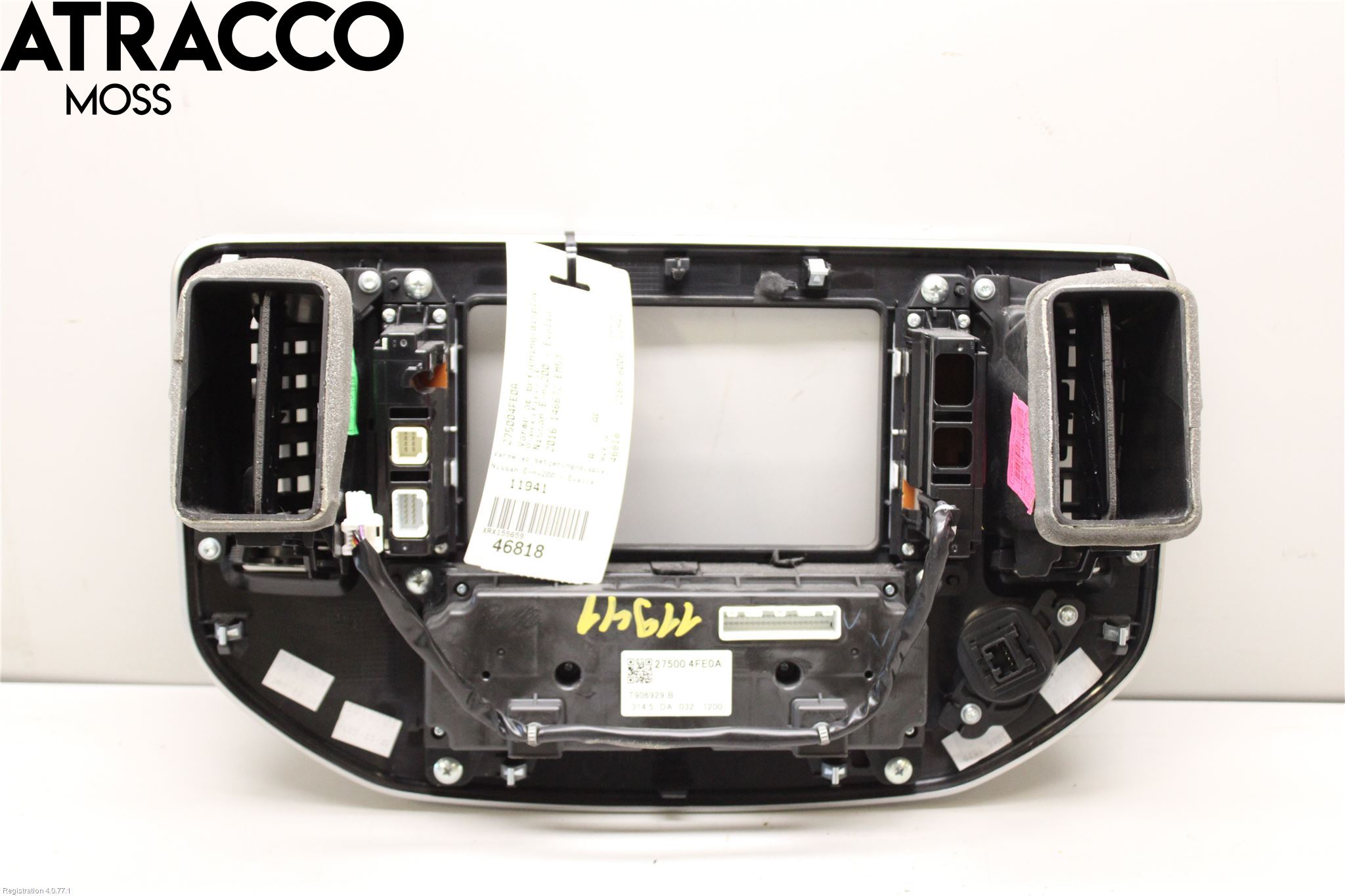 Nissan E-NV200/EVALIA Varme Ac Betjening-Display