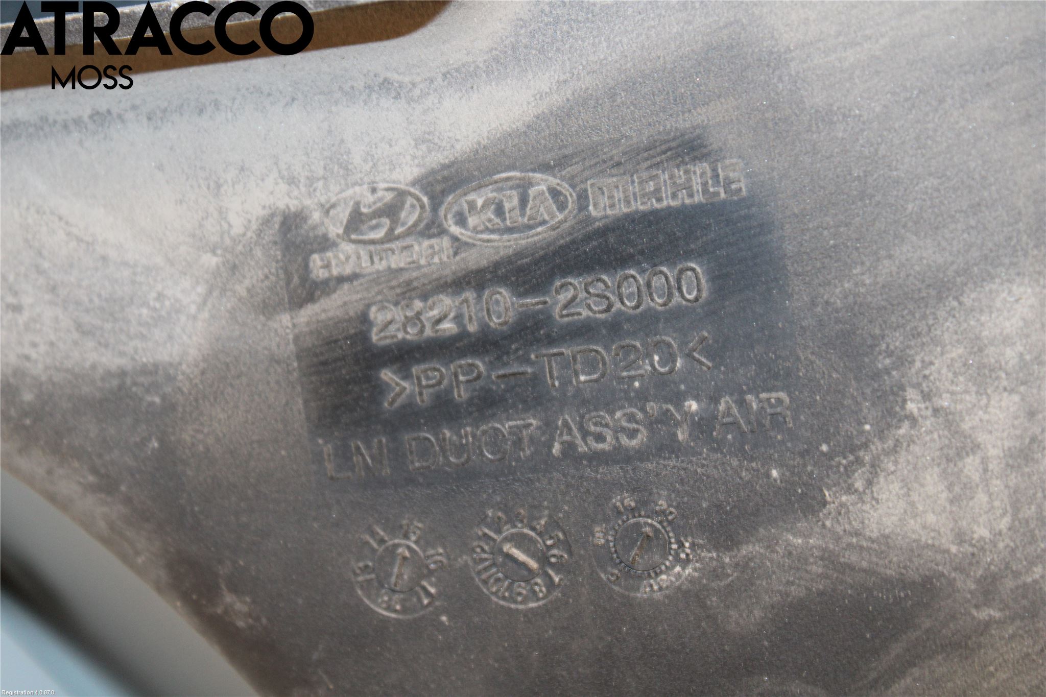 Kia SPORTAGE (SL) 11-15 Luftstyring Front