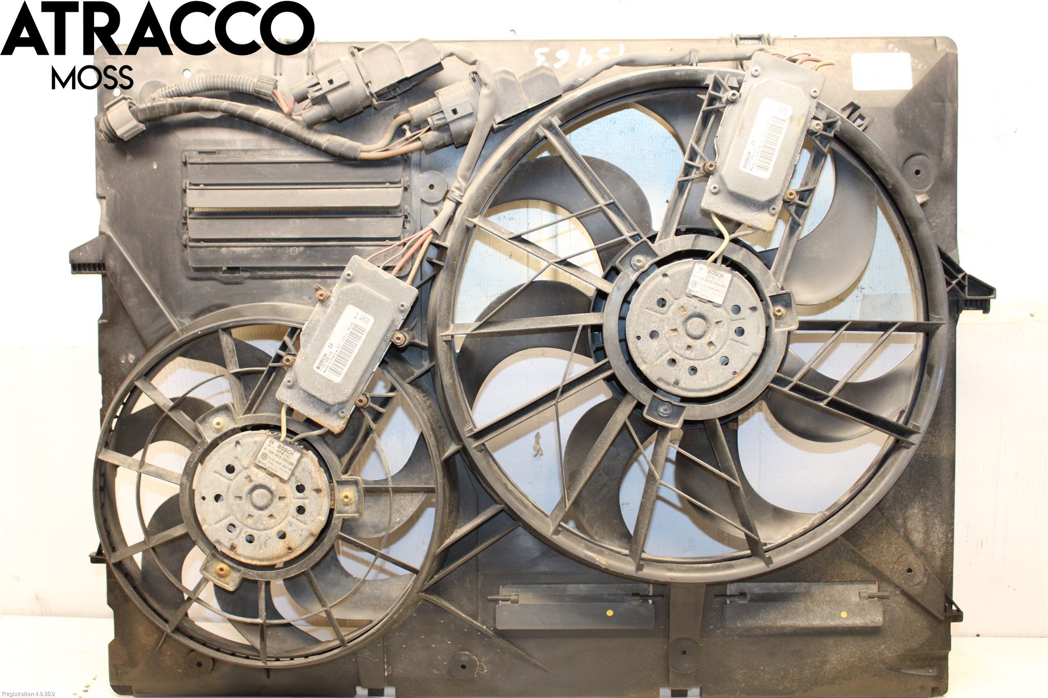 Porsche CAYENNE 03- Kjølevifte Elektrisk