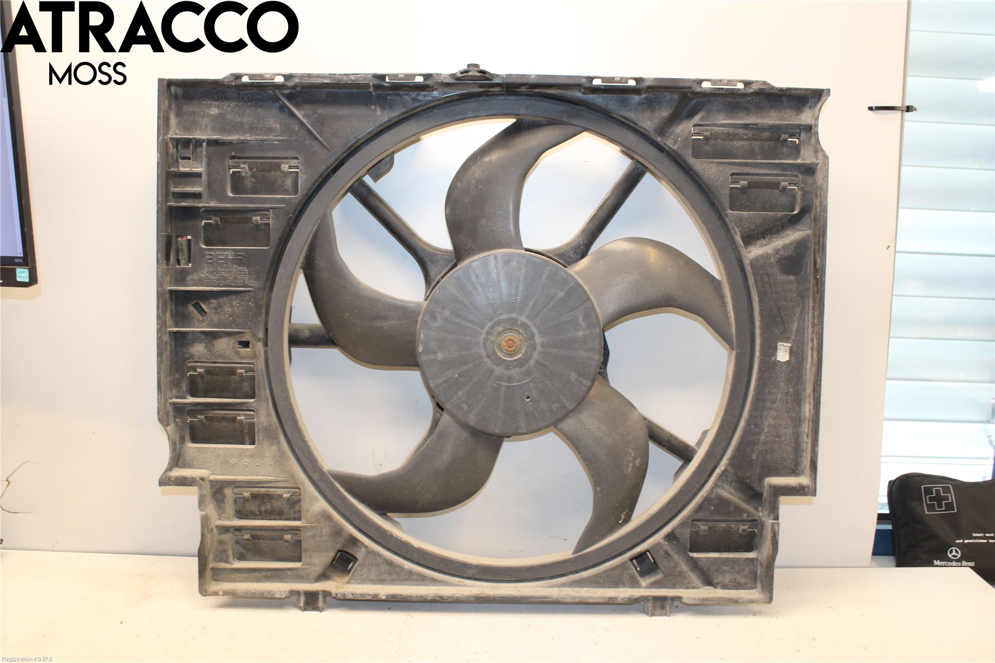 BMW 5 E60/61 Sed/Tou 02-10 Kjølevifte Elektrisk