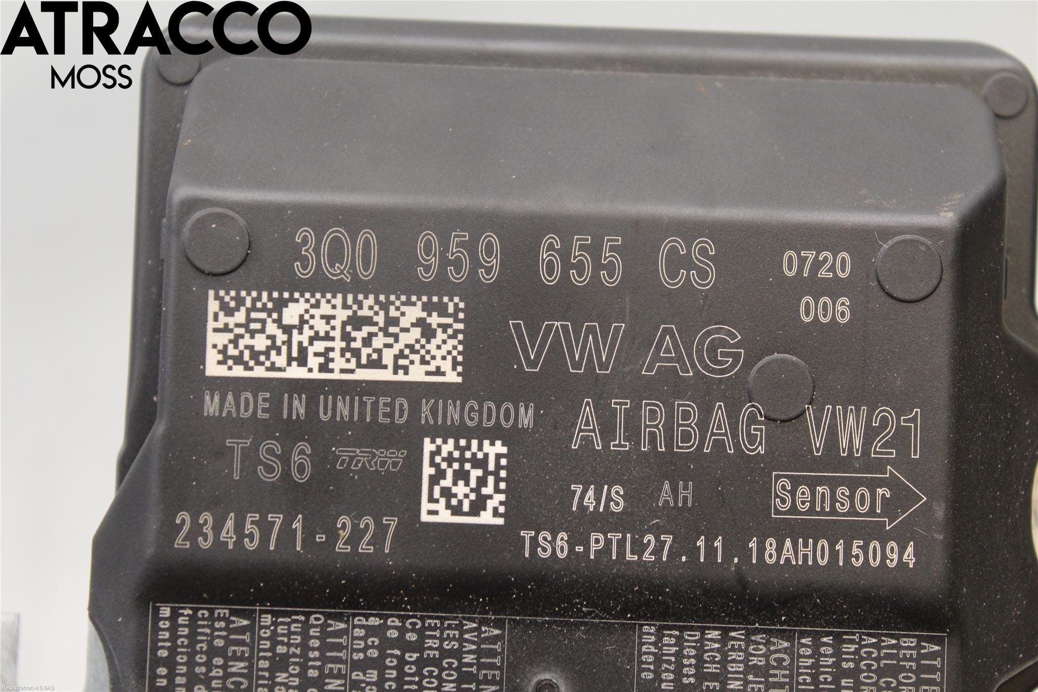 Volkswagen VW T-ROC 18- Styreenhet Øvrig