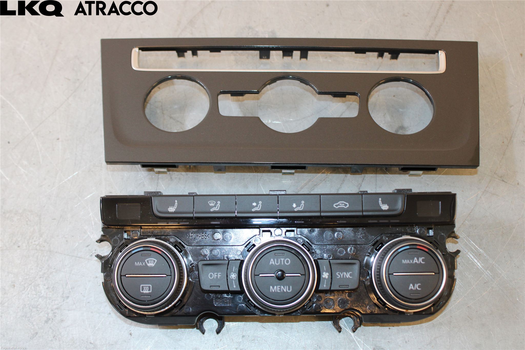 Volkswagen VW GOLF / E-GOLF VII 13-20 Varme Ac Betjening-Display