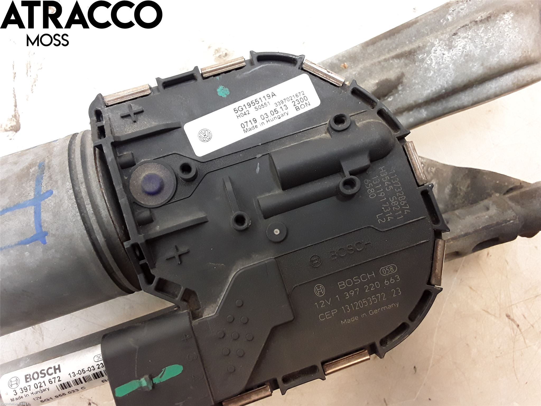 Volkswagen VW GOLF / E-GOLF VII 13-20 Viskermotor Frontrute