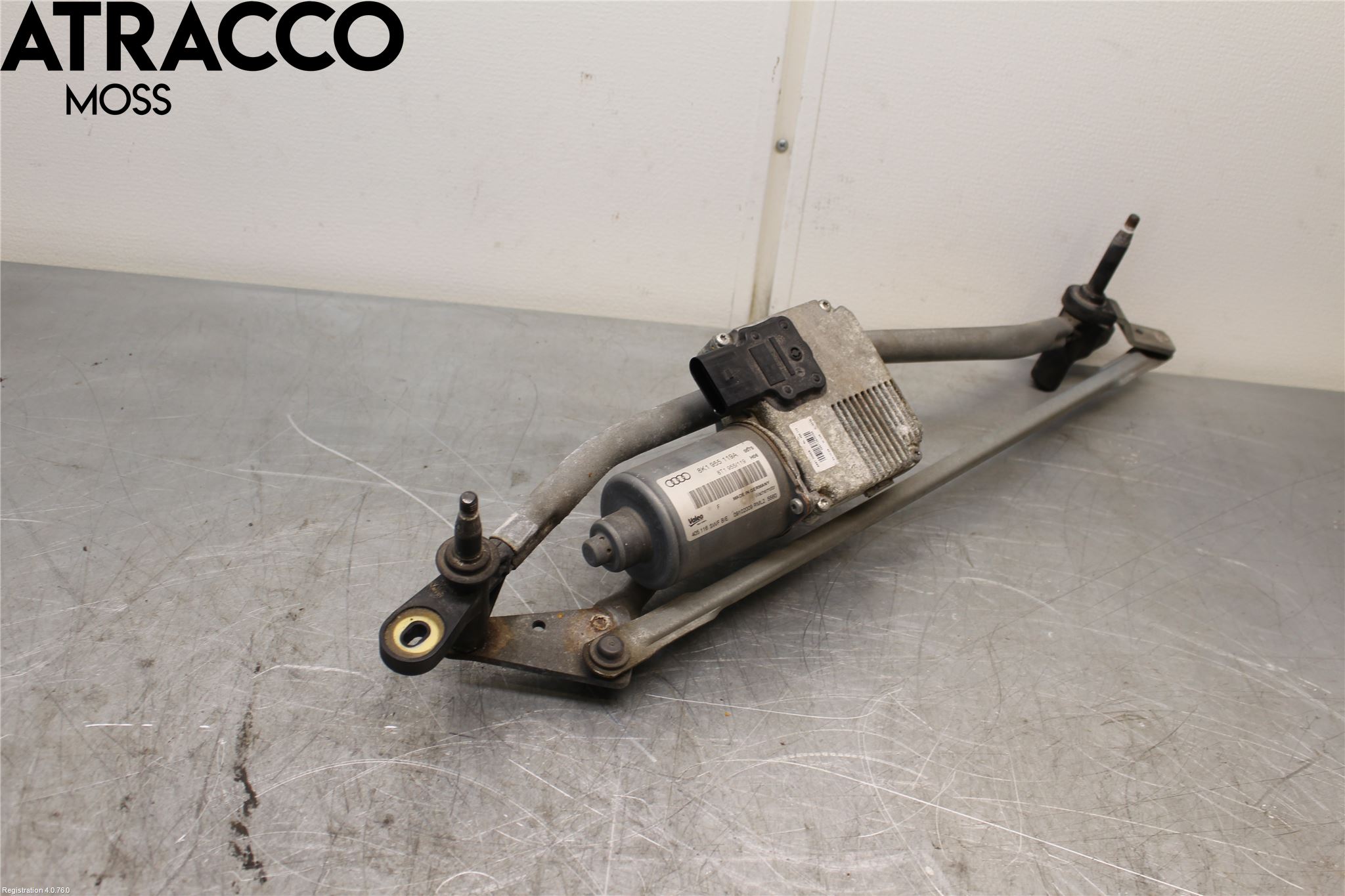 Audi A4/S4 08-11 Viskermotor Frontrute