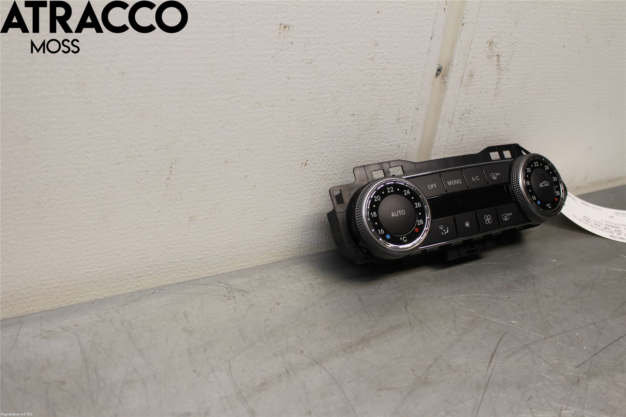Mercedes-Benz MB C-KLASS (W204) 07-15 Varme Ac Betjening-Display