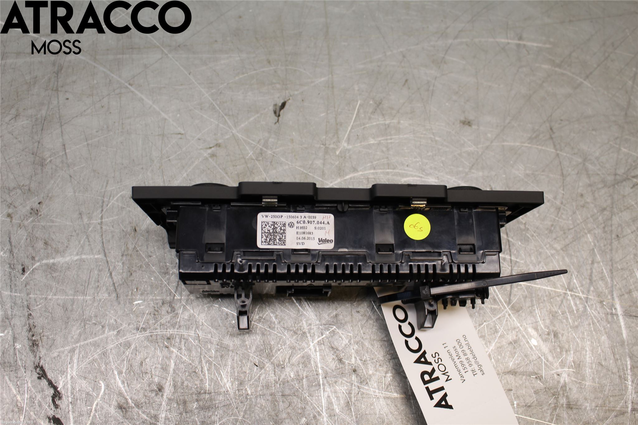 Volkswagen VW POLO 10-17 Varme Ac Betjening-Display